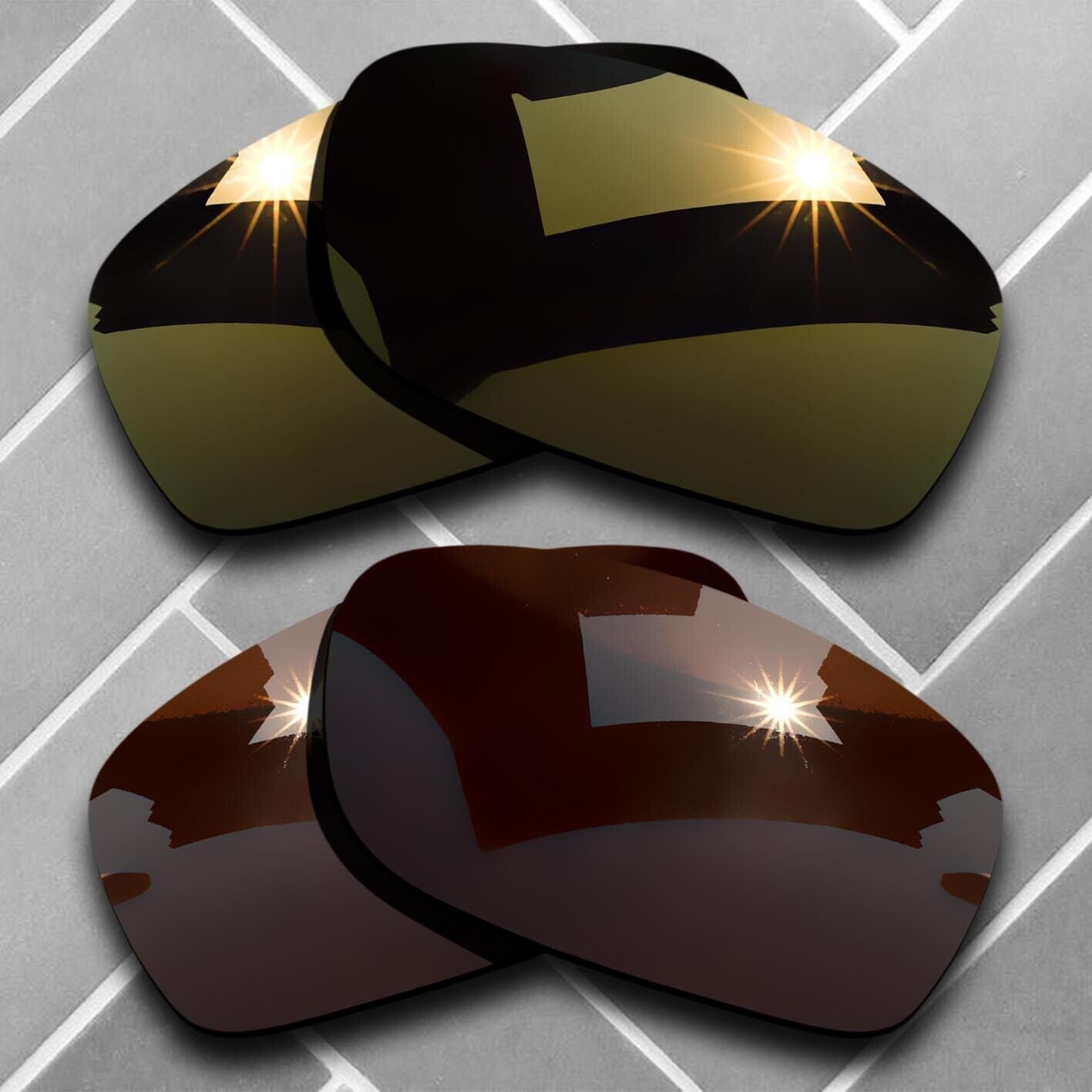 Polarized Replacement lenses for-Oakley Fives Squared Anti-Scratch Choices US