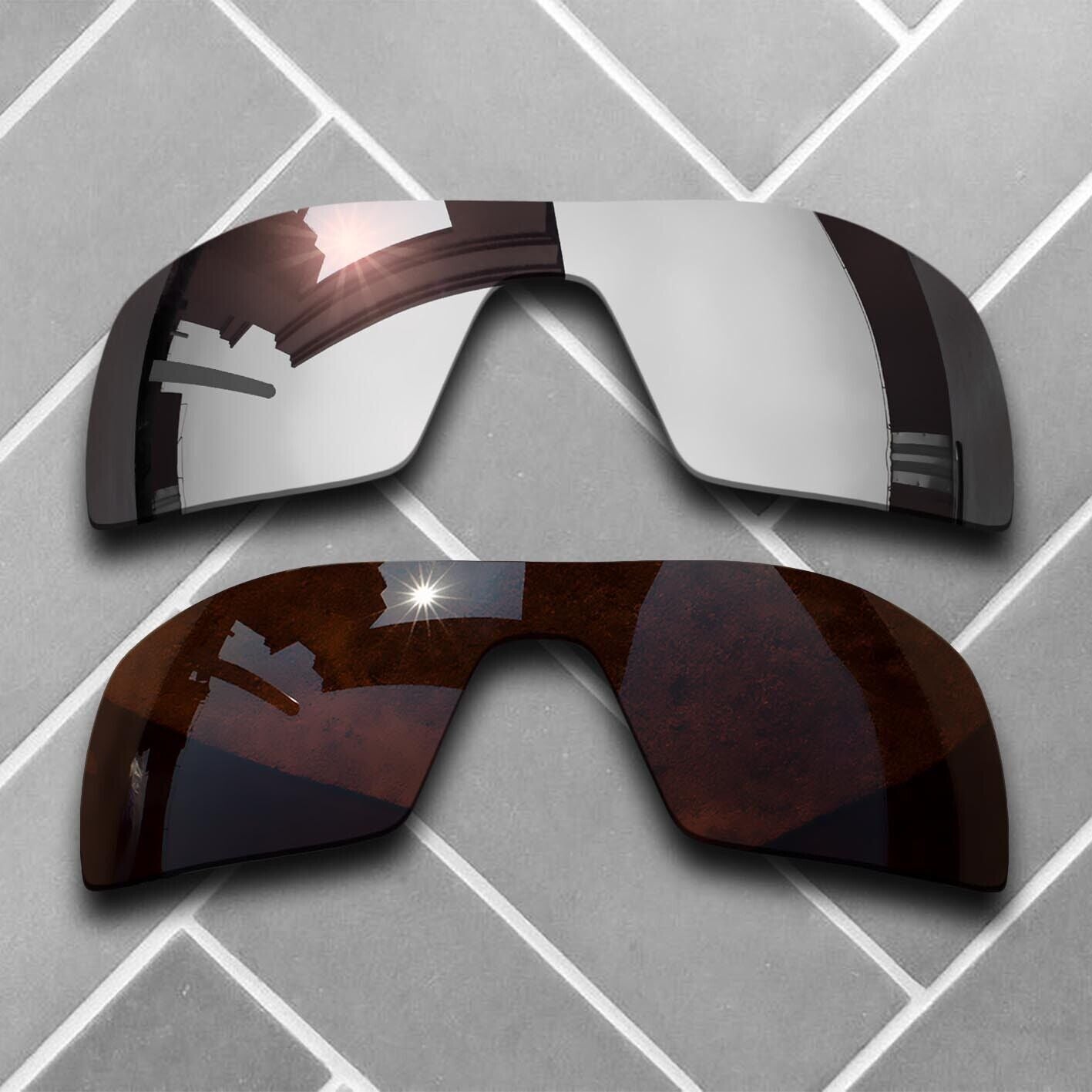 Polarized Replacement lenses for-Oakley Oil Rig Anti-Scratch Multiple Choices US