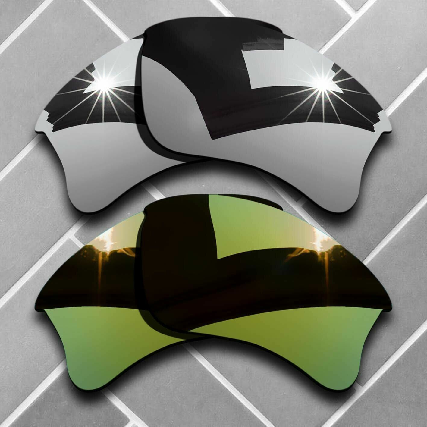 Polarized Replacement lenses for-Oakley Flak Jacket XLJ Anti-Scratch Choices US