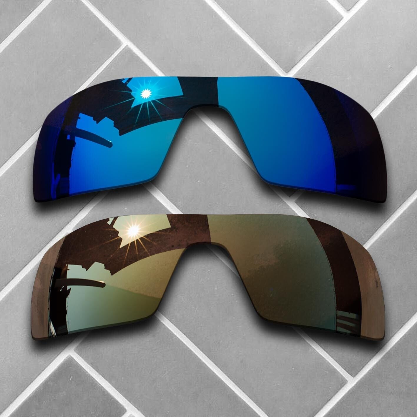 Polarized Replacement lenses for-Oakley Oil Rig Anti-Scratch Multiple Choices US