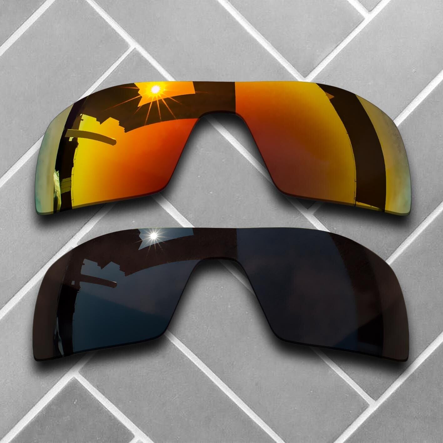 Polarized Replacement lenses for-Oakley Oil Rig Anti-Scratch Multiple Choices US