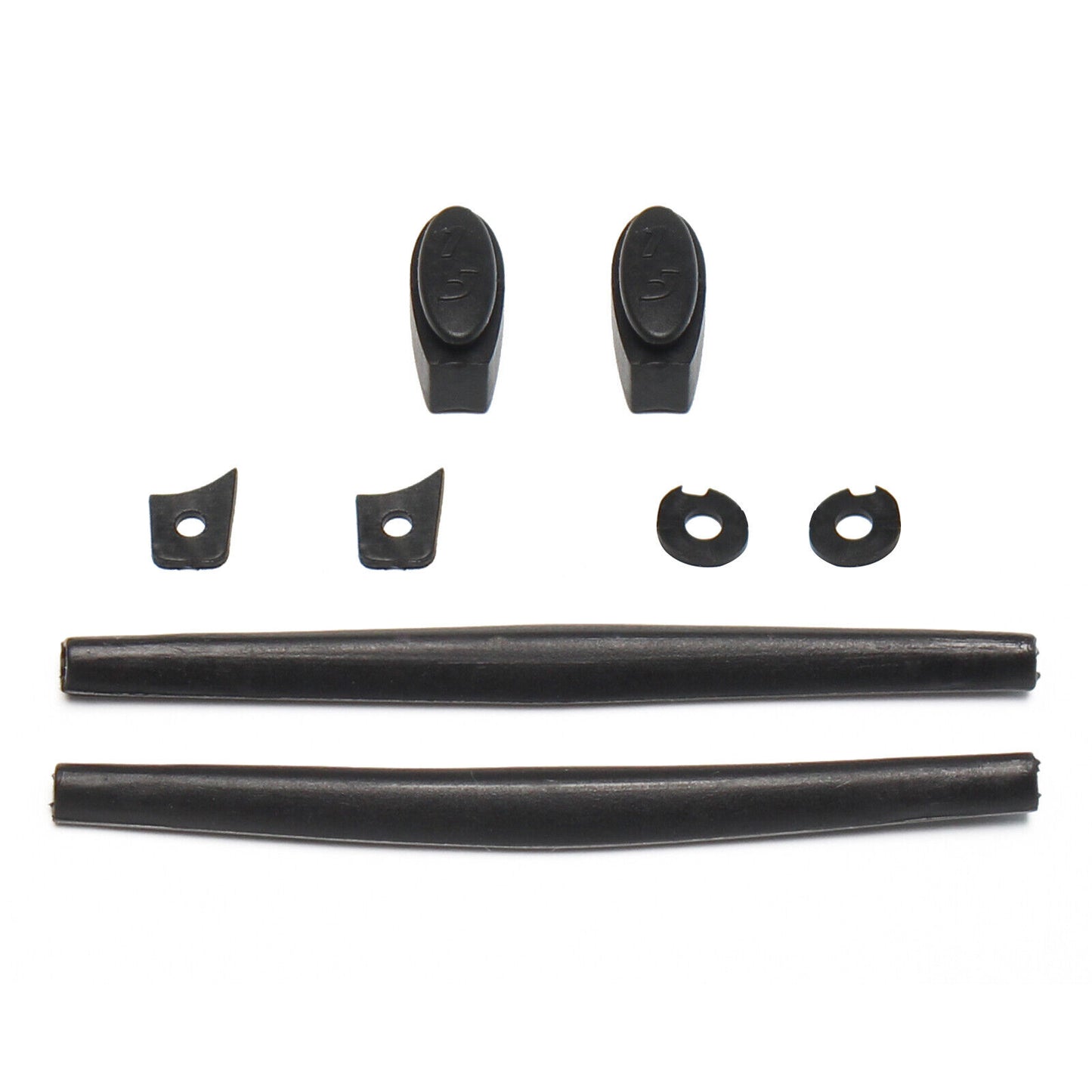 Hawkry Black Rubber Kits & Midnight Sun Replacement Lens for-Oakley Juliet