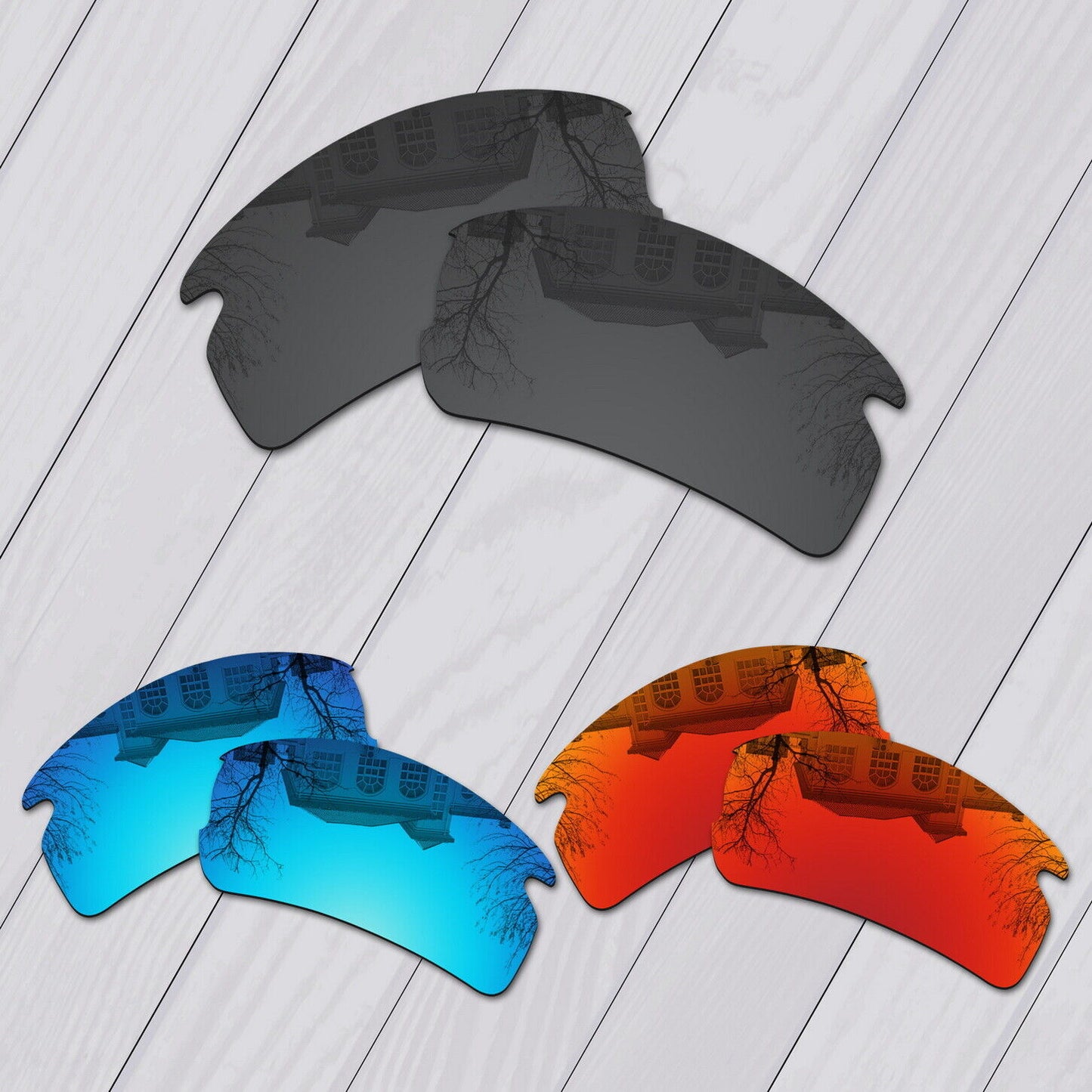 POLARIZED Replacement Lot Lenses For-Oakley Flak 2.0 OO9295 Sunglass Options