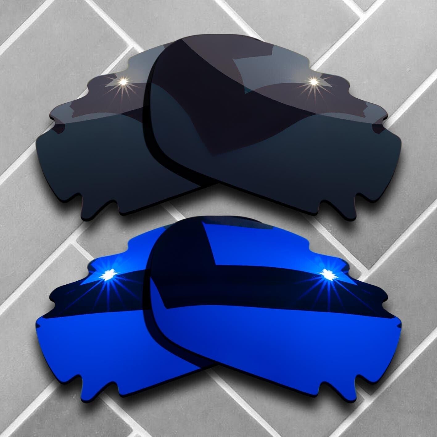 Polarized Replacement lenses for-Oakley Jawbone Vented Racing Jacket Choices US