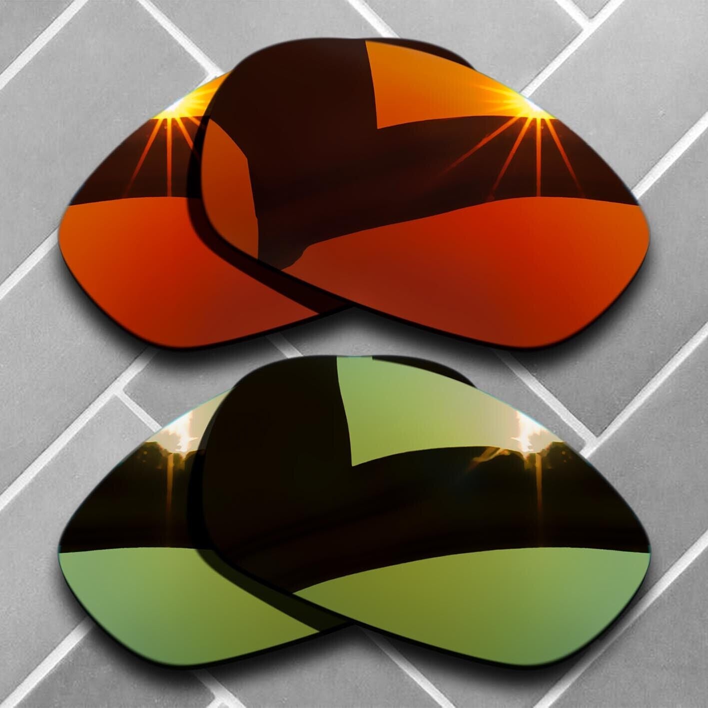 Anti-Scratch Replacement lenses for-Oakley Straight Jacket 2007 Polarized Choice
