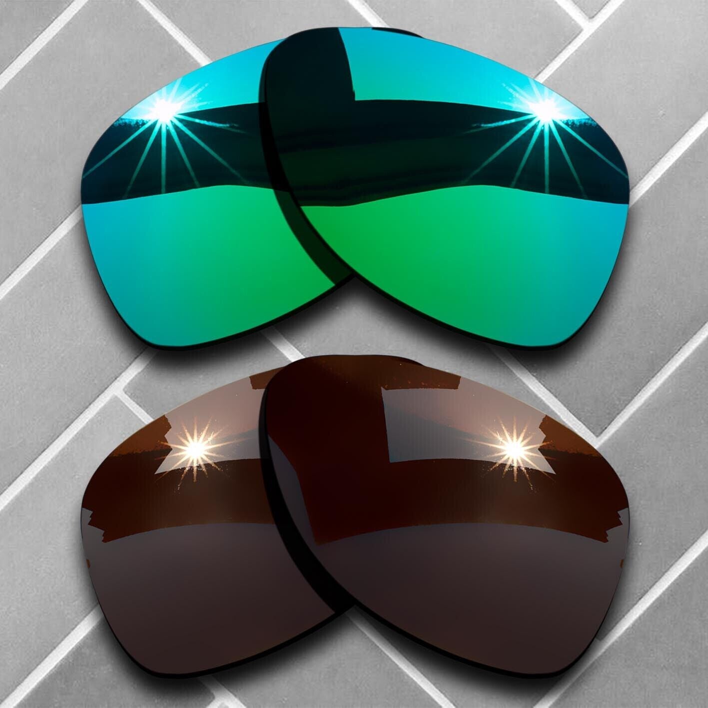 Polarized Anti-Scratch Replacement lenses for-Oakley Dispatch 2 Sunglass Choices
