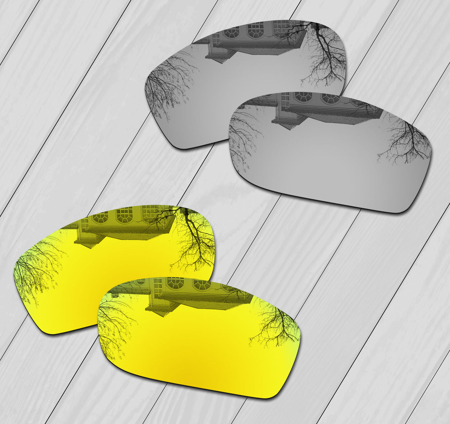 POLARIZED Replacement Lenses For-Oakley Fives Squared Anti-Scratch Options