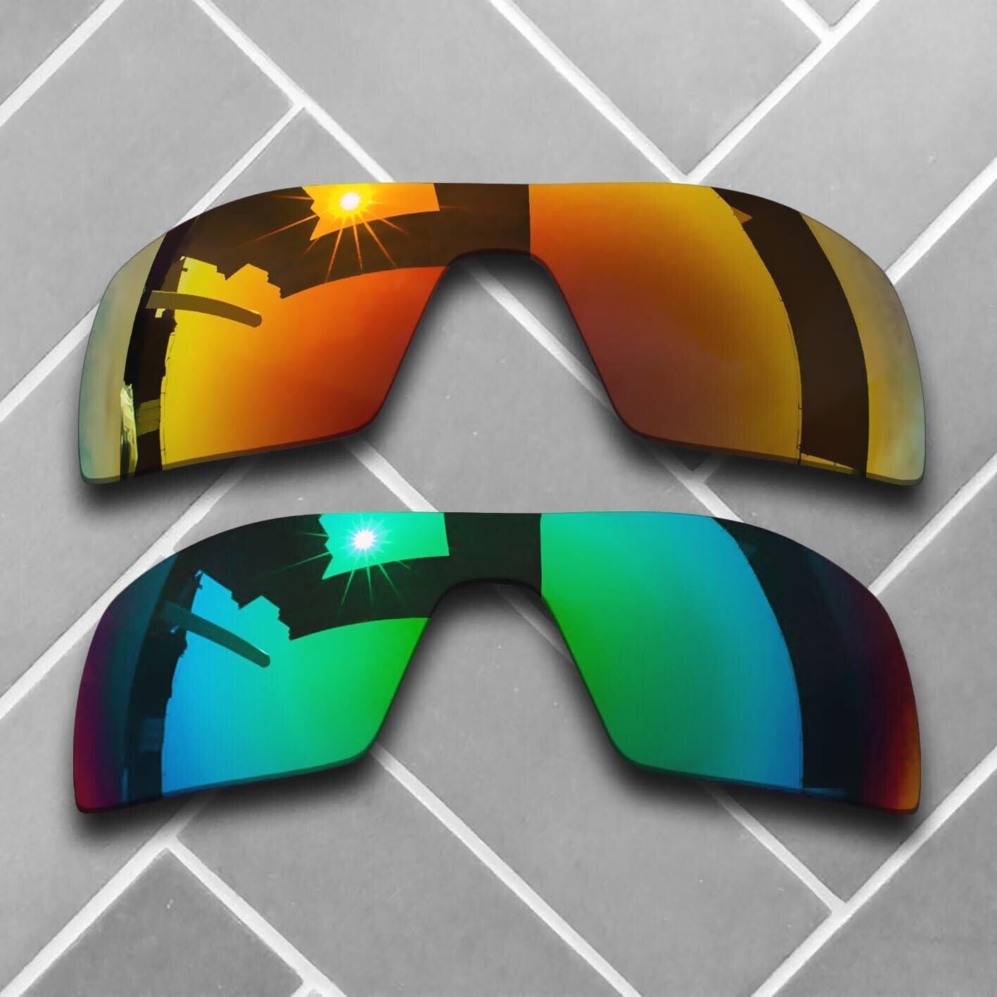 Polarized Replacement lenses for-Oakley Oil Rig Anti-Scratch Multiple Choices US