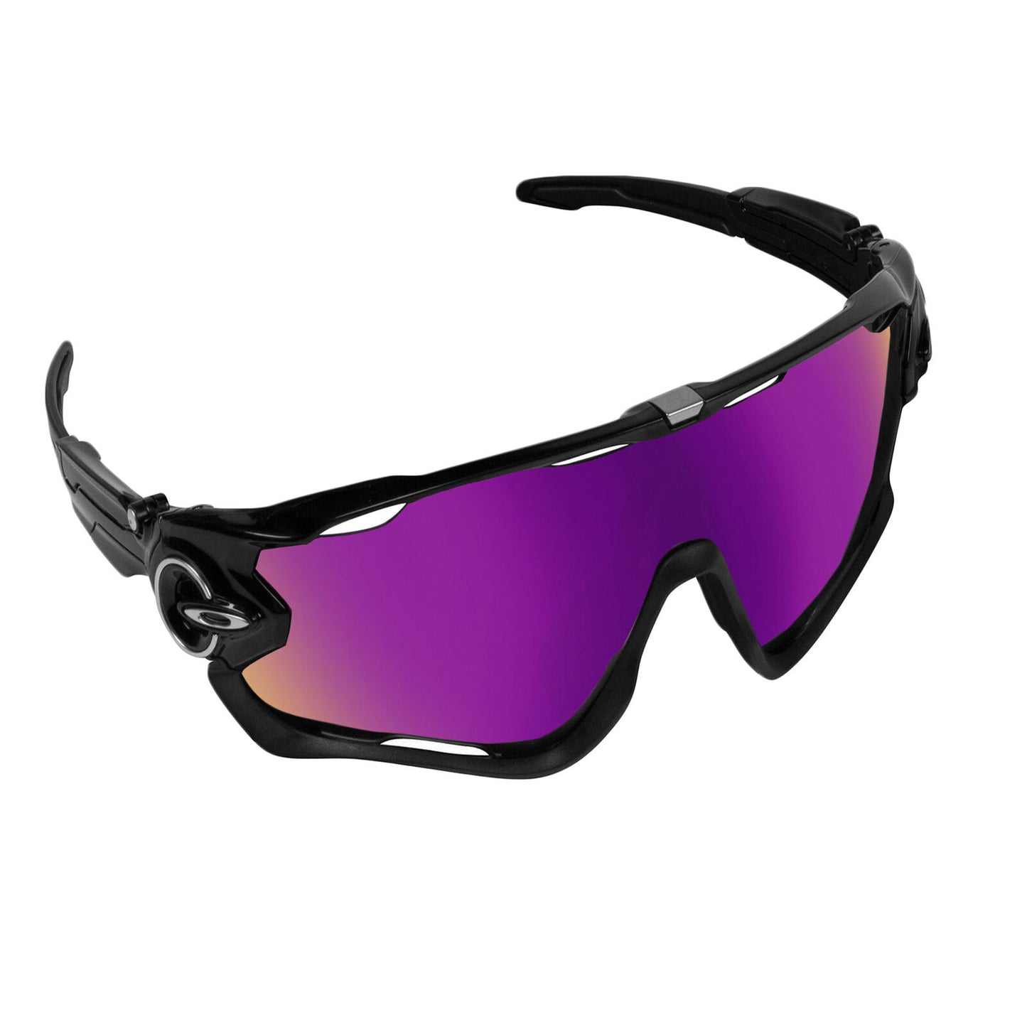 LenSwitch Replacement Lenses for Oakley Jawbreaker Sunglasses Purple Mirror