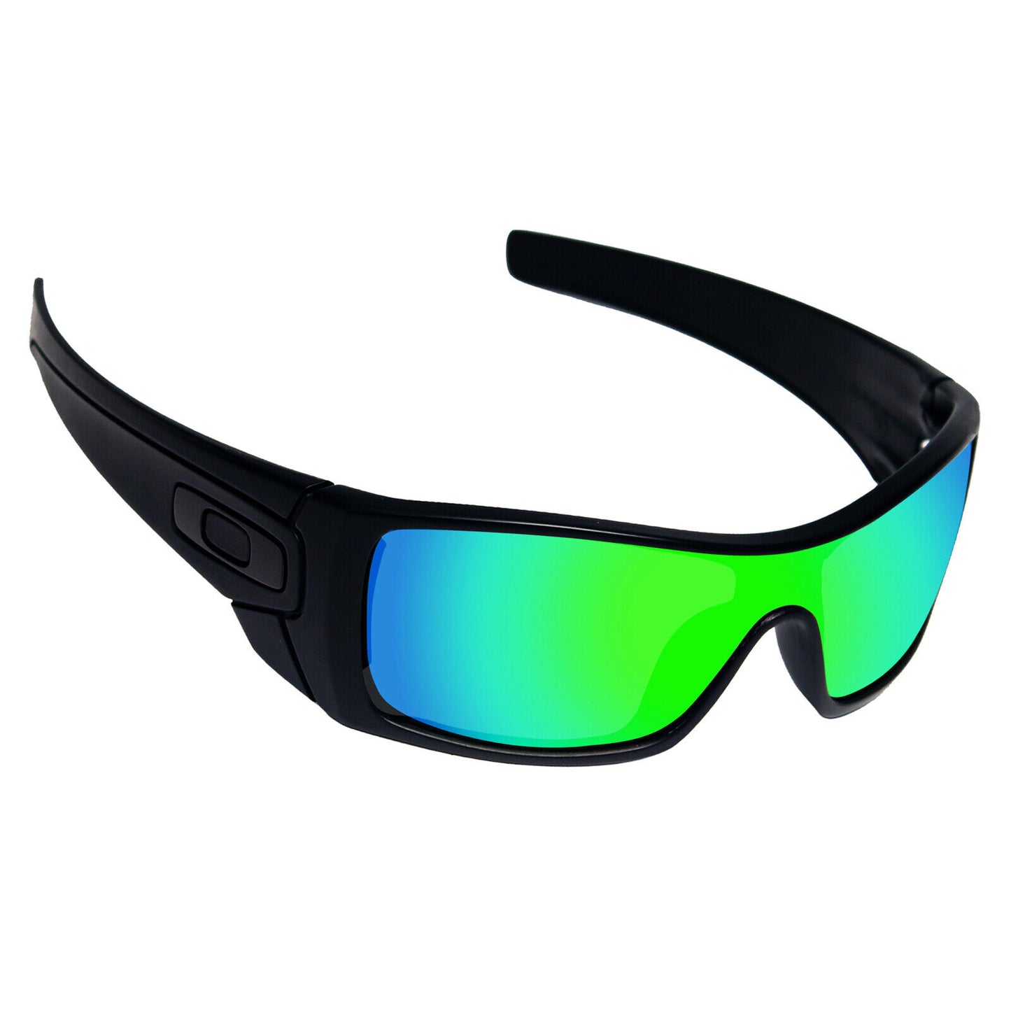 Hawkry Polarized Replacement Lenses for-Oakley Batwolf Sunglass Green Mirror
