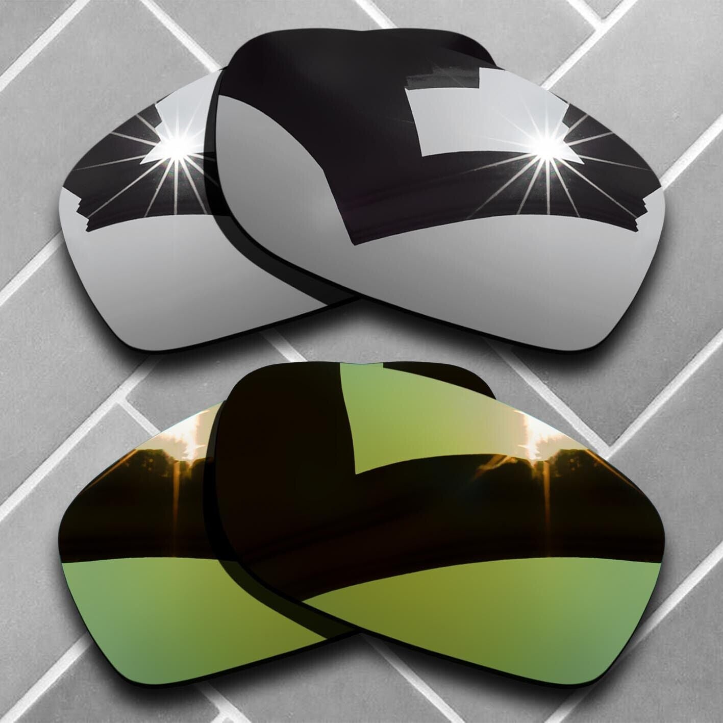Polarized Replacement lenses for-Oakley Fives Squared Anti-Scratch Choices US