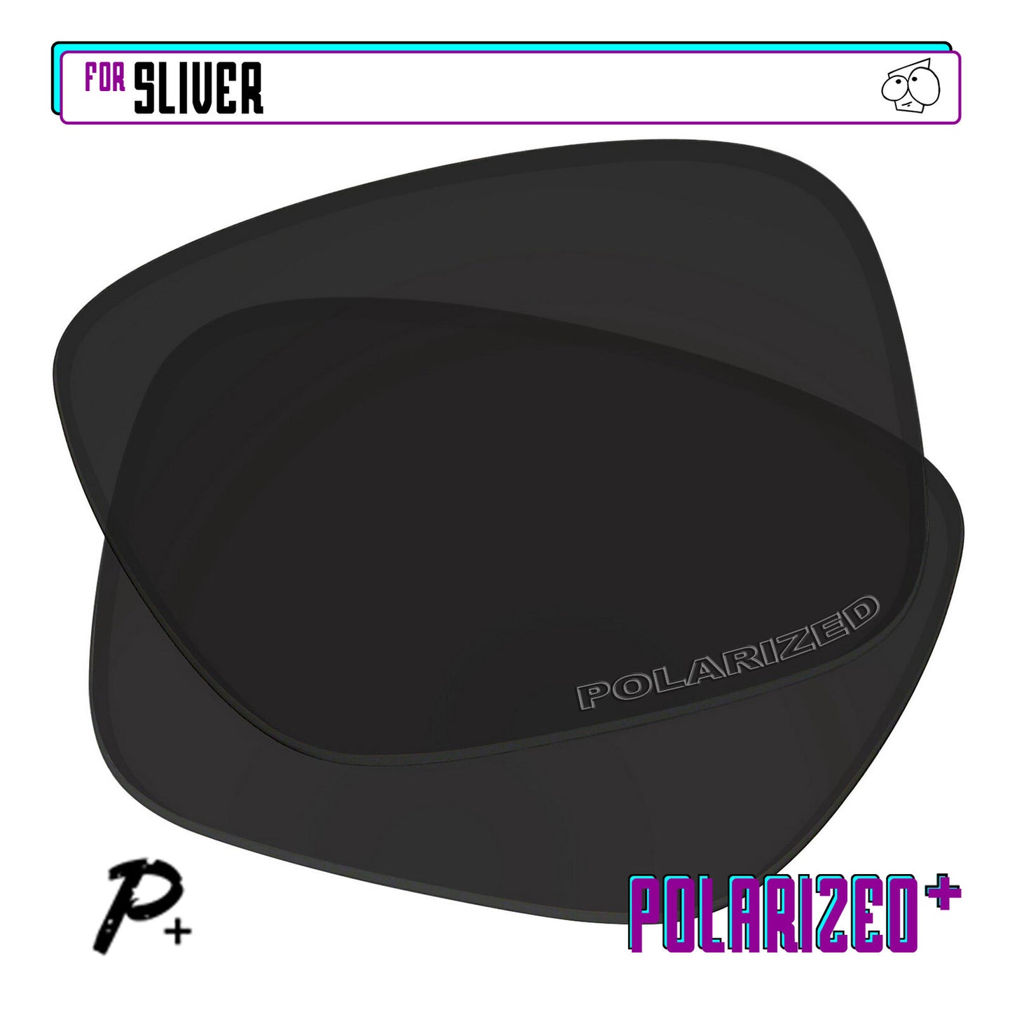 POLARIZED+ Replacement Lens For-Oakley Sliver Sunglass Anti-Scratch