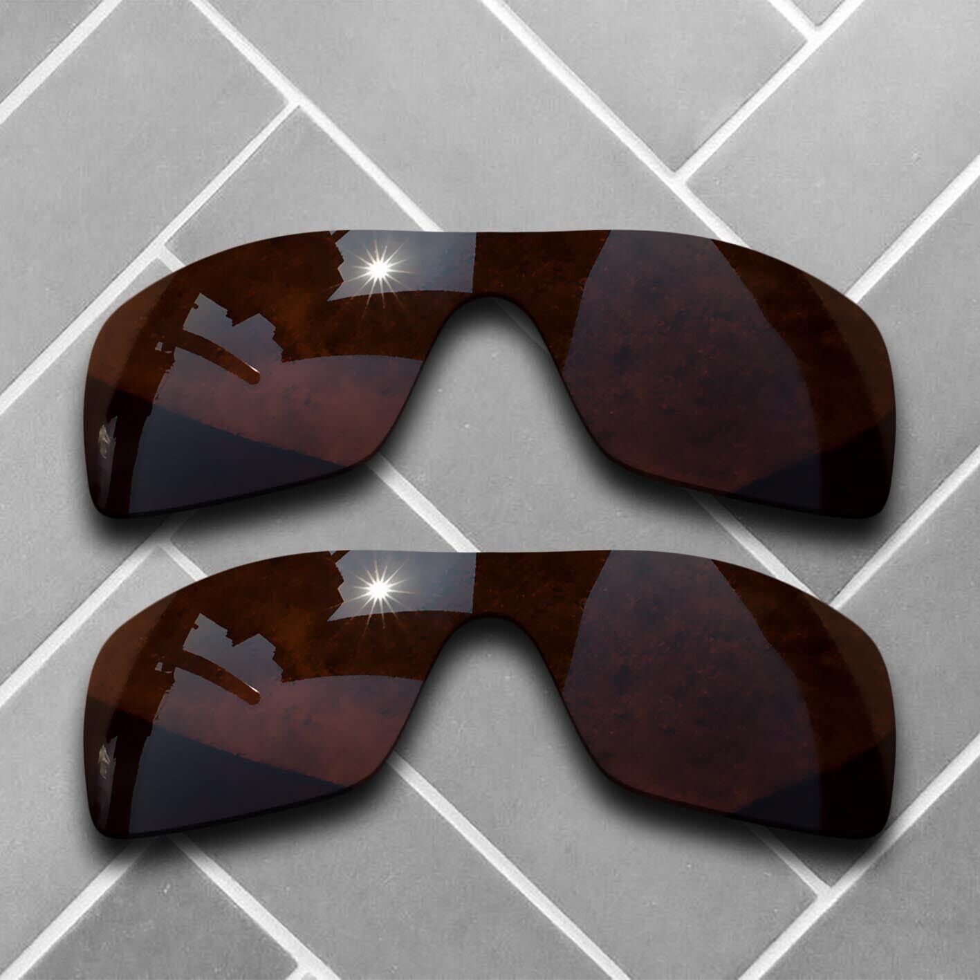 Polarized Replacement lenses for-Oakley Batwolf Anti-Scratch Multiple Choices US