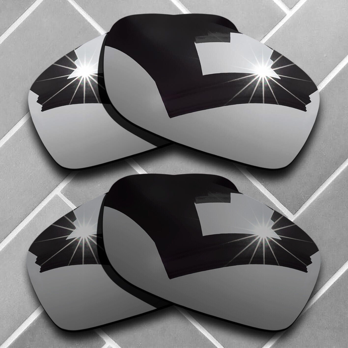 Polarized Replacement lenses for-Oakley Fives Squared Anti-Scratch Choices US