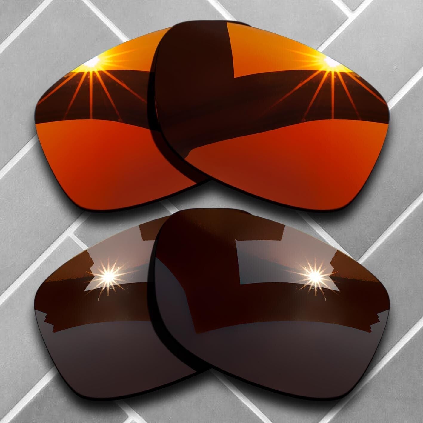 Polarized Replacement lenses for-Oakley Jupiter Squared Anti-Scratch Choices US