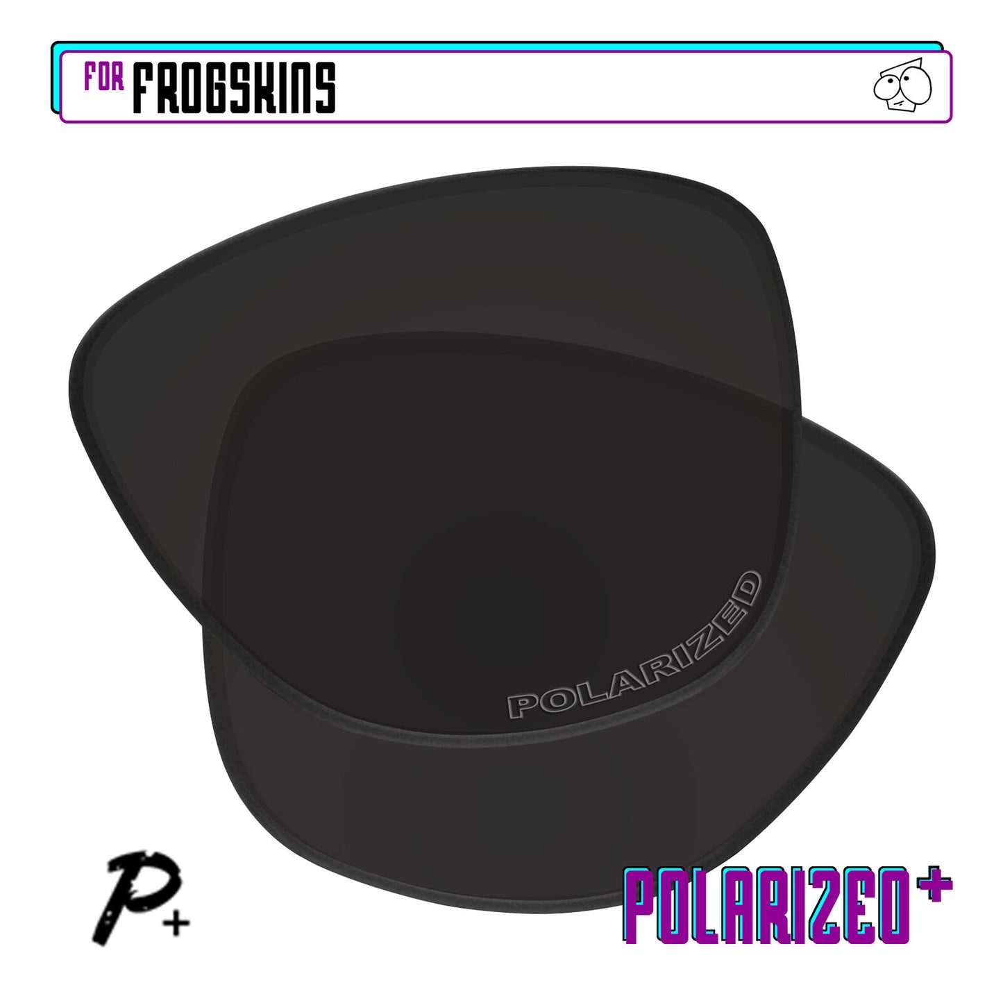 POLARIZED+ Replacement Lens For-Oakley Frogskins Sunglass Anti-Scratch