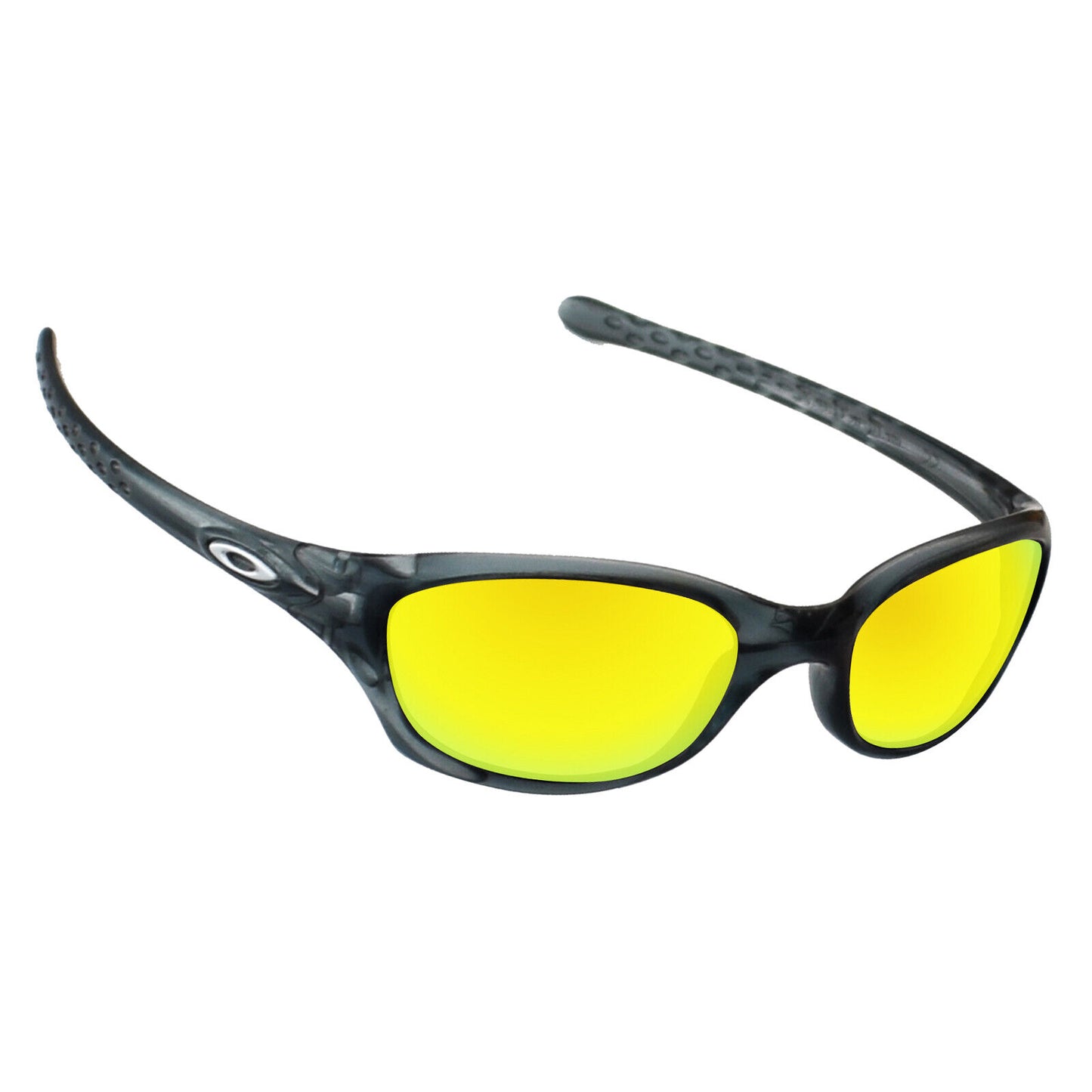 Hawkry Polarized Replacement Lense for-Oakley Fives 2.0 Sunglass 24K Gold Mirror