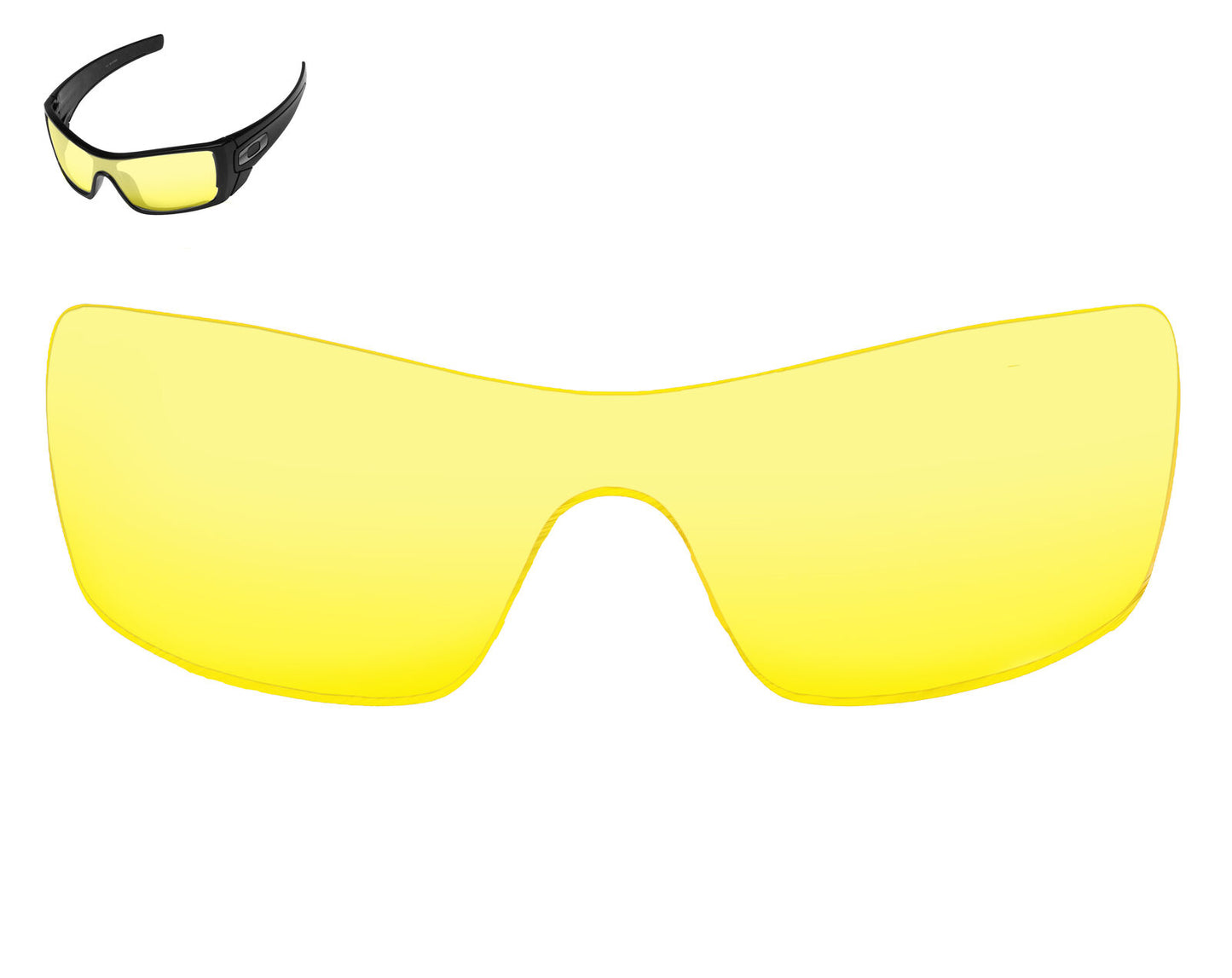 LenSwitch Replacement Lenses for Oakley Oil Rig Sunglasses Yellow