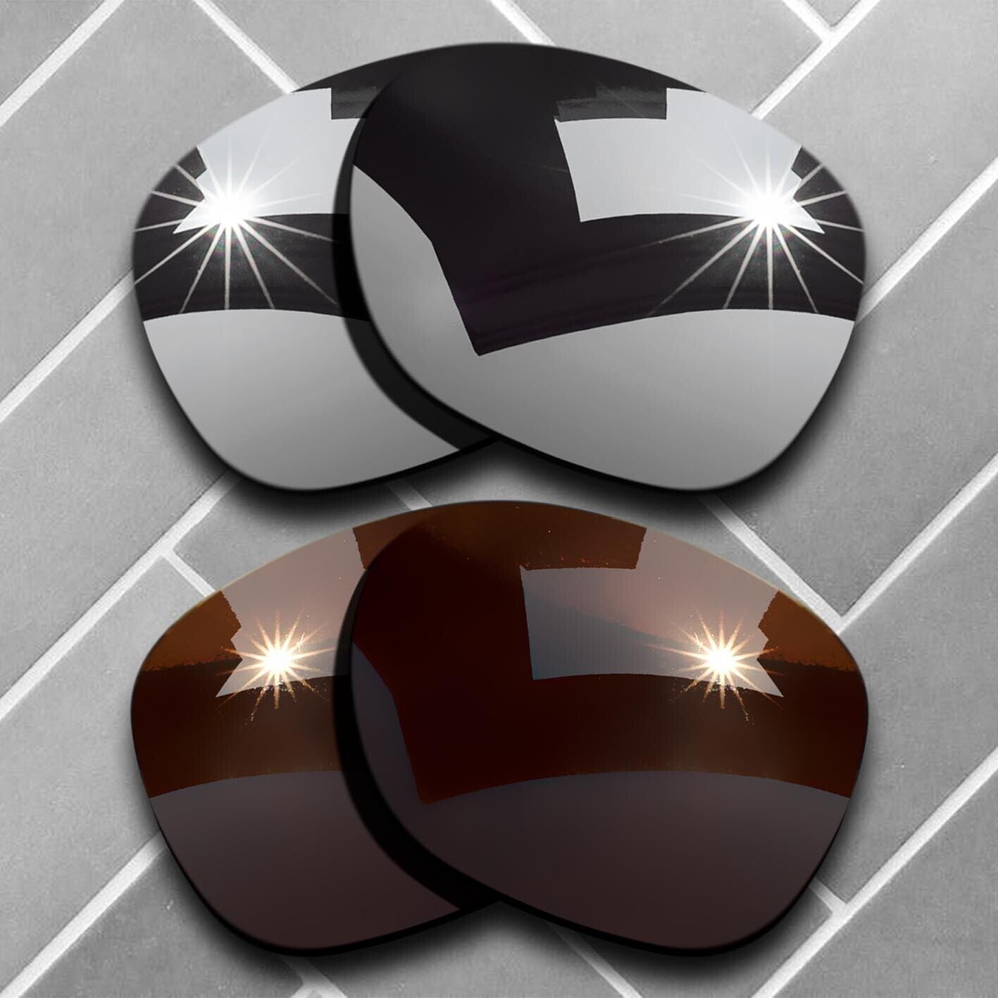 Polarized Replacement lenses for-Oakley Garage Rock Anti-Scratch Choices