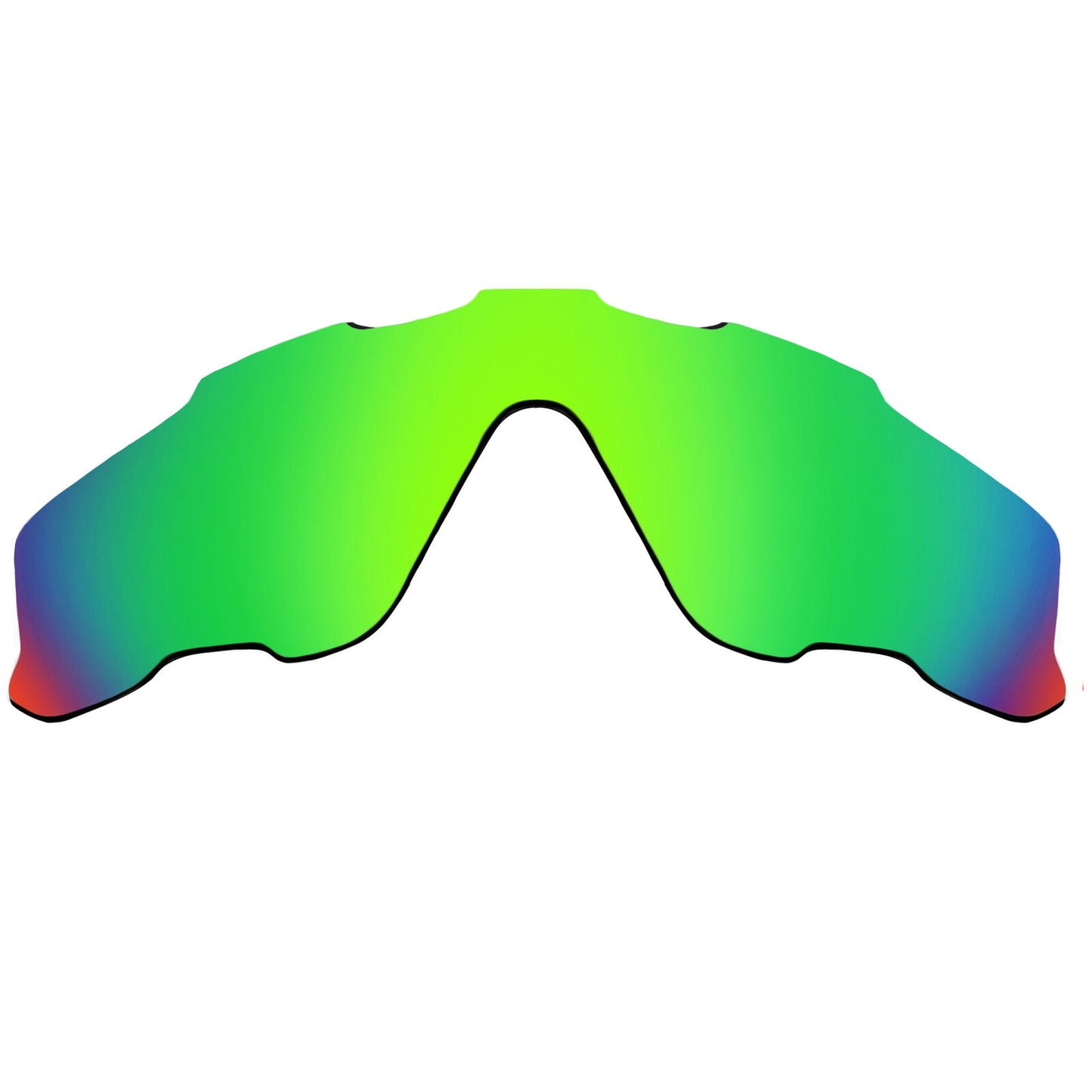 LenSwitch Replacement Lenses for Oakley Jawbreaker Sunglasses Green Mirror