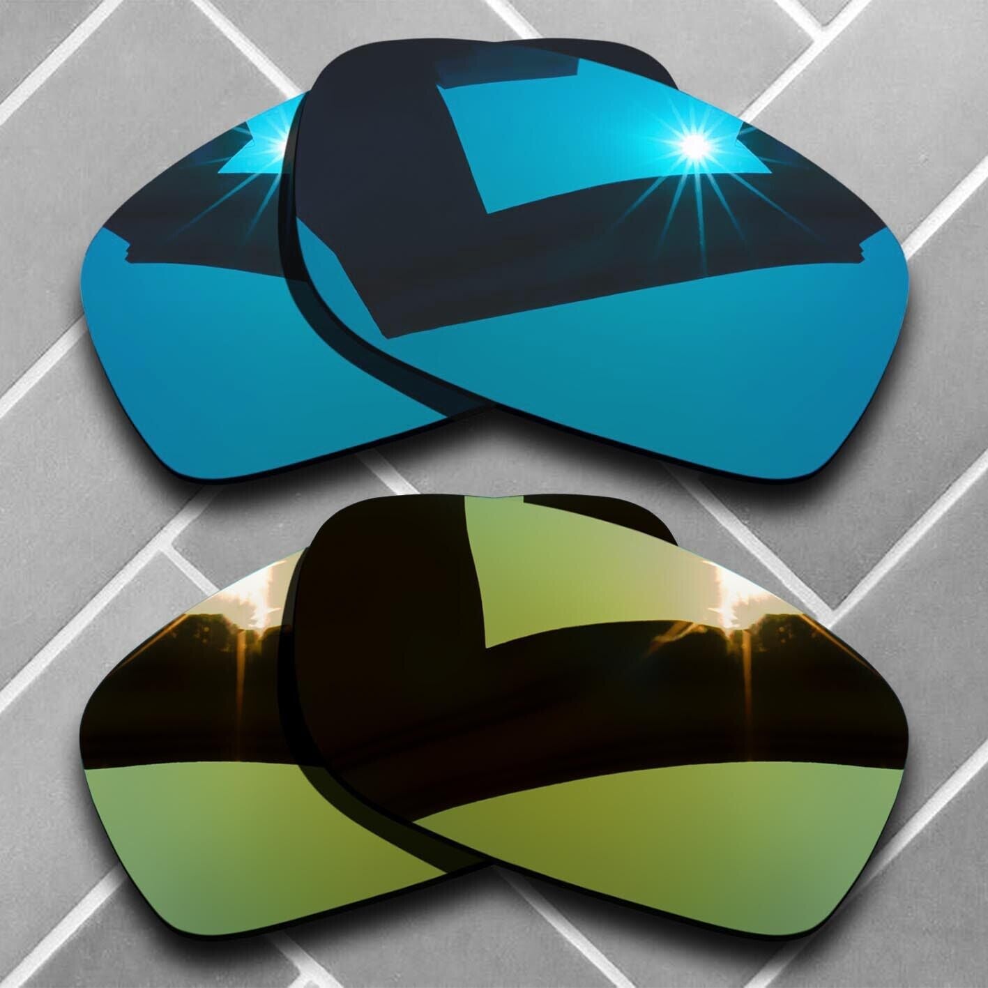 Polarized Replacement lenses for-Oakley Fives Squared Anti-Scratch Choices US