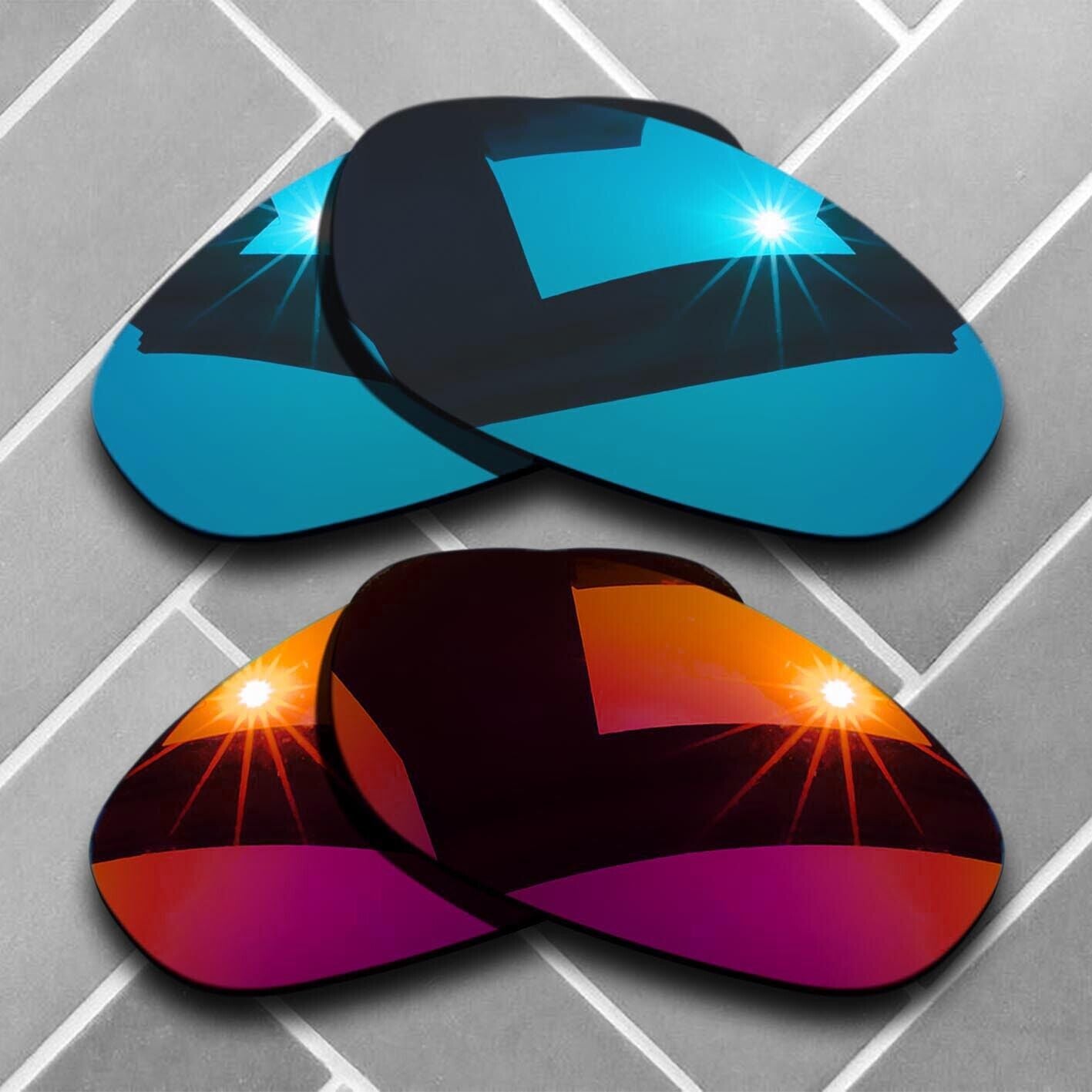 Anti-Scratch Replacement lenses for-Oakley Monster Dog Polarized Multi Choices