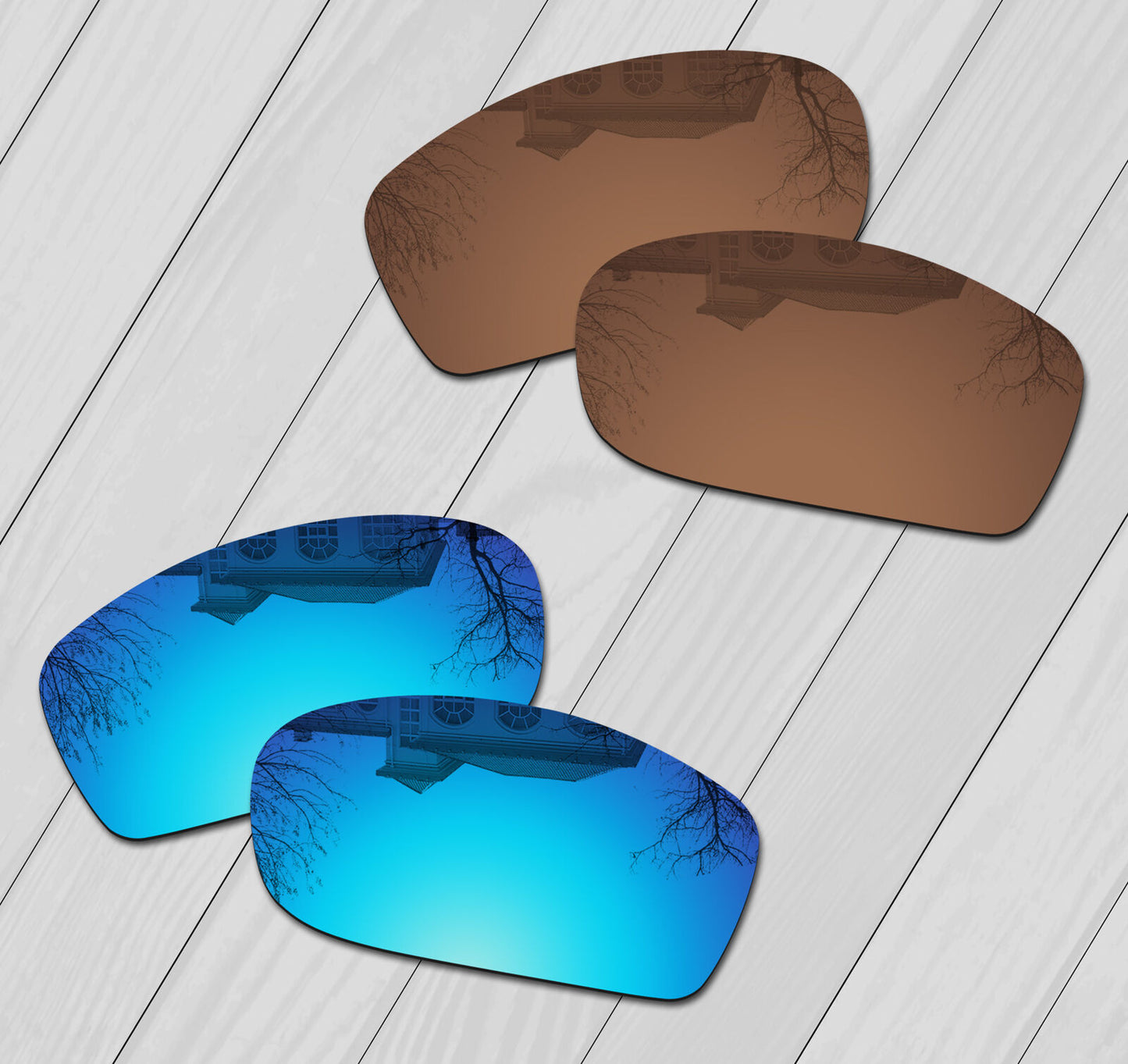 POLARIZED Replacement Lenses For-Oakley Fives Squared Anti-Scratch Options