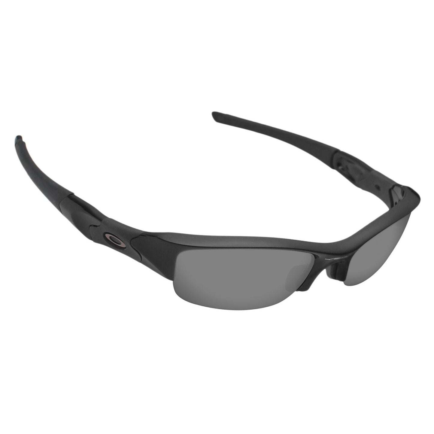Hawkry Polarized Replacement Lenses for-Oakley Flak Jacket Sunglass Sport Black