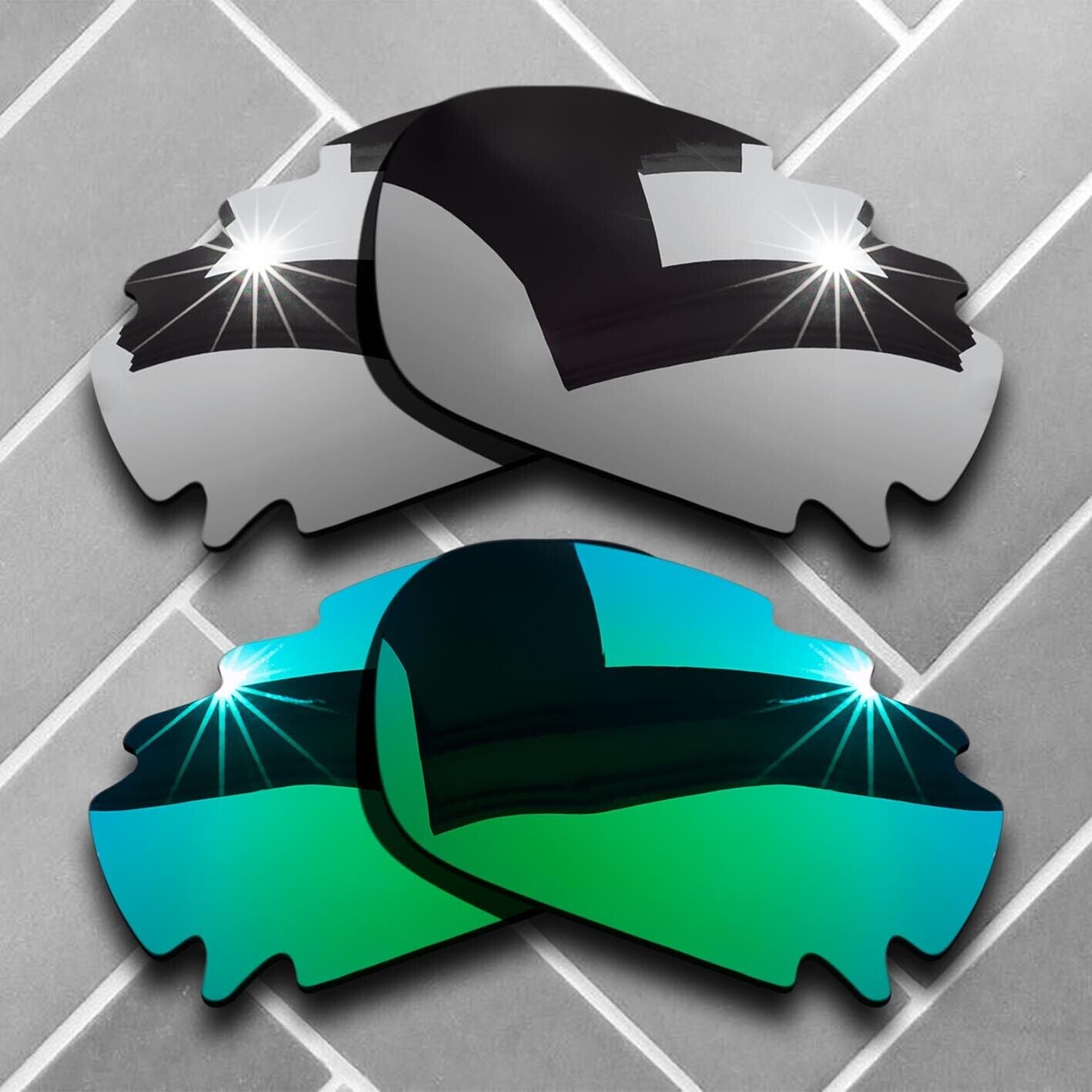 Polarized Replacement lenses for-Oakley Jawbone Vented Racing Jacket Choices US