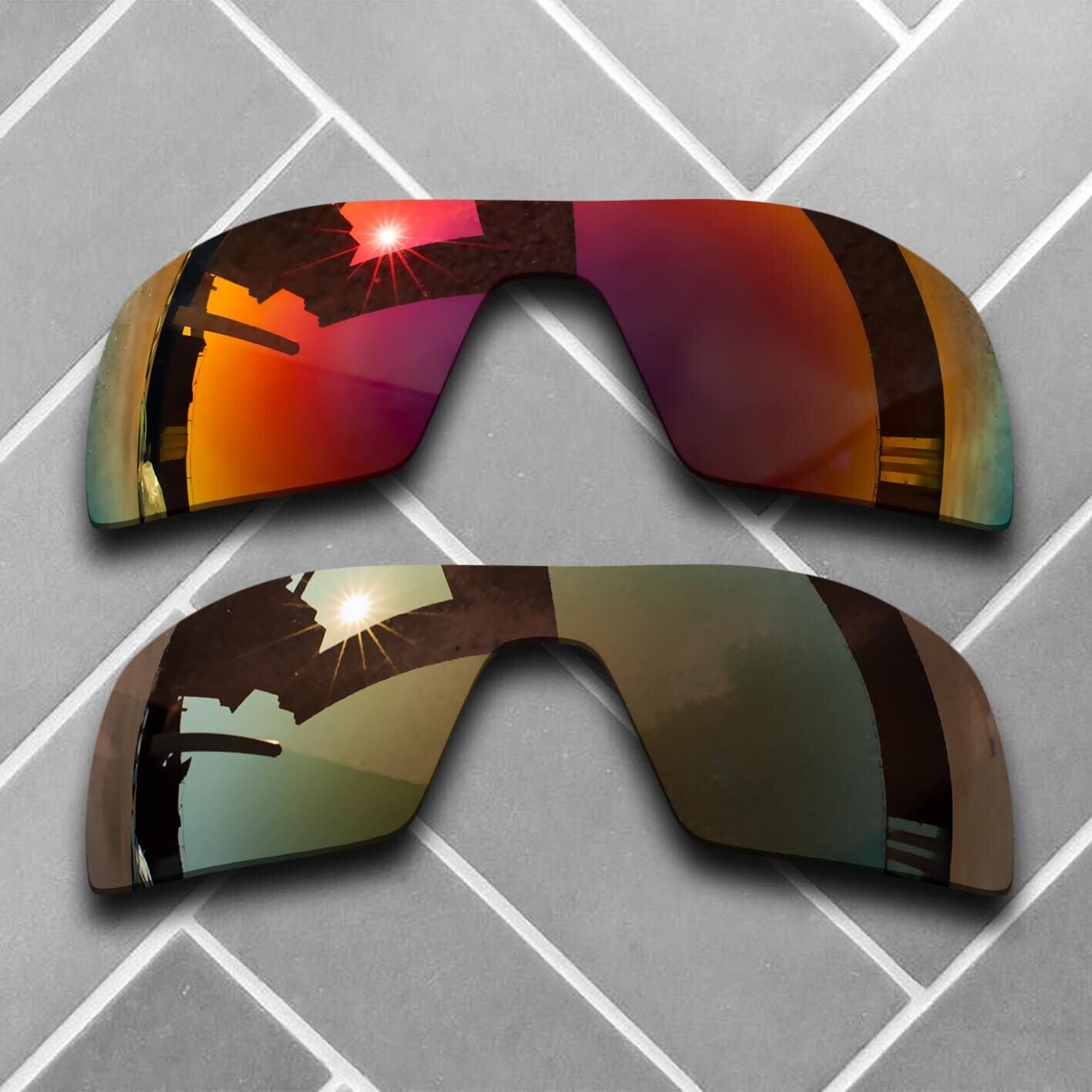 Polarized Replacement lenses for-Oakley Oil Rig Anti-Scratch Multiple Choices US