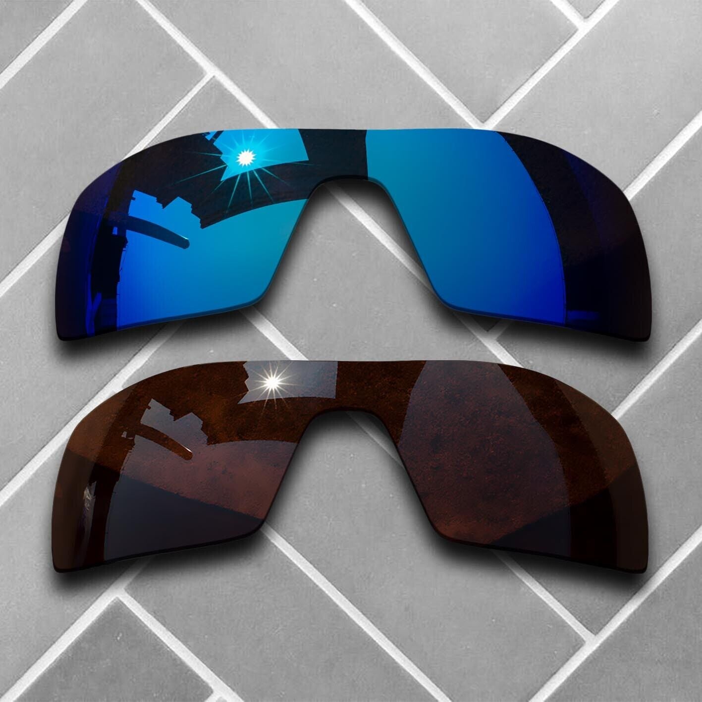 Polarized Replacement lenses for-Oakley Oil Rig Anti-Scratch Multiple Choices US
