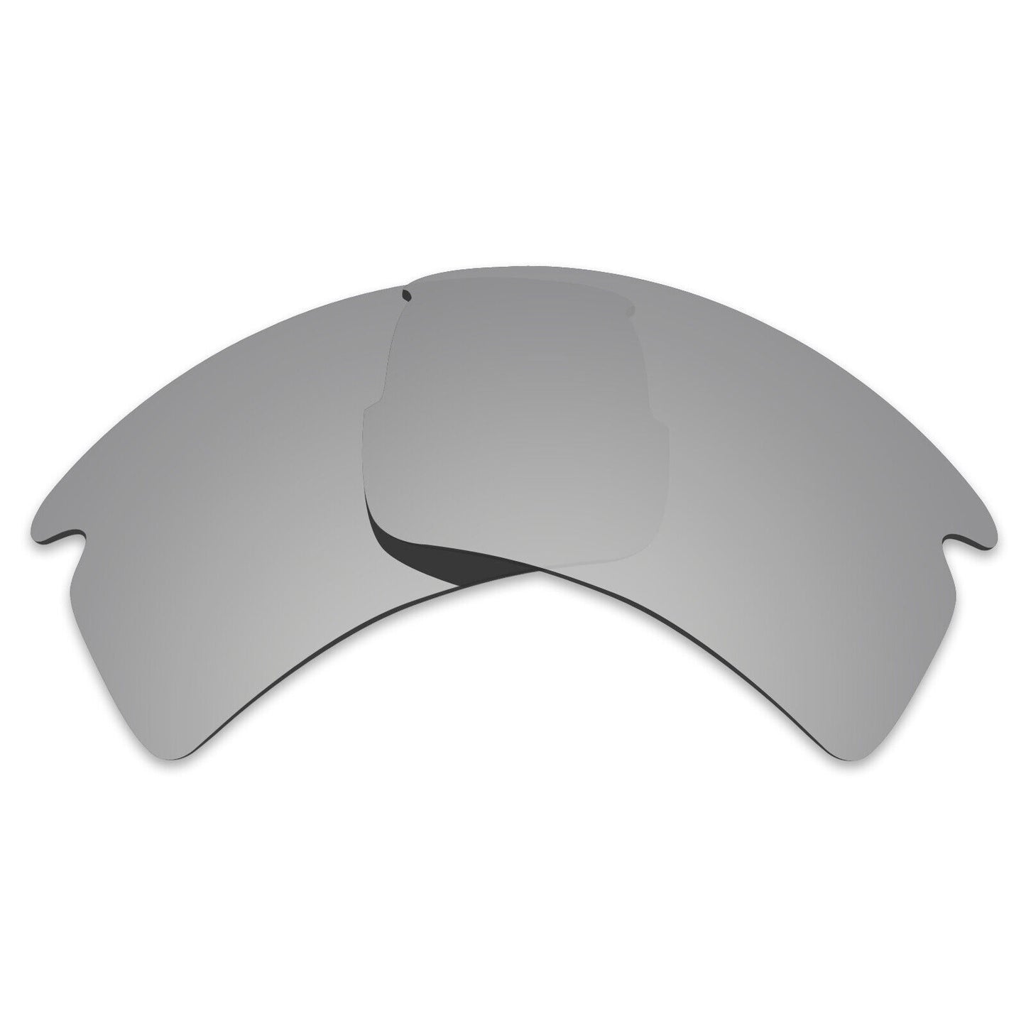 Hawkry Polarized Replacement Lenses for-Oakley Flak 2.0 XL Silver Titanium