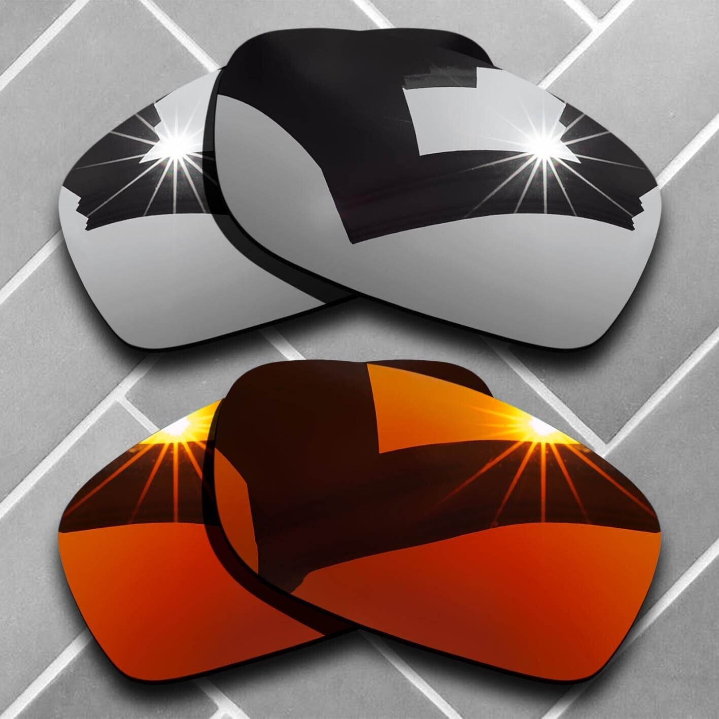 Polarized Replacement lenses for-Oakley Fives Squared Anti-Scratch Choices US