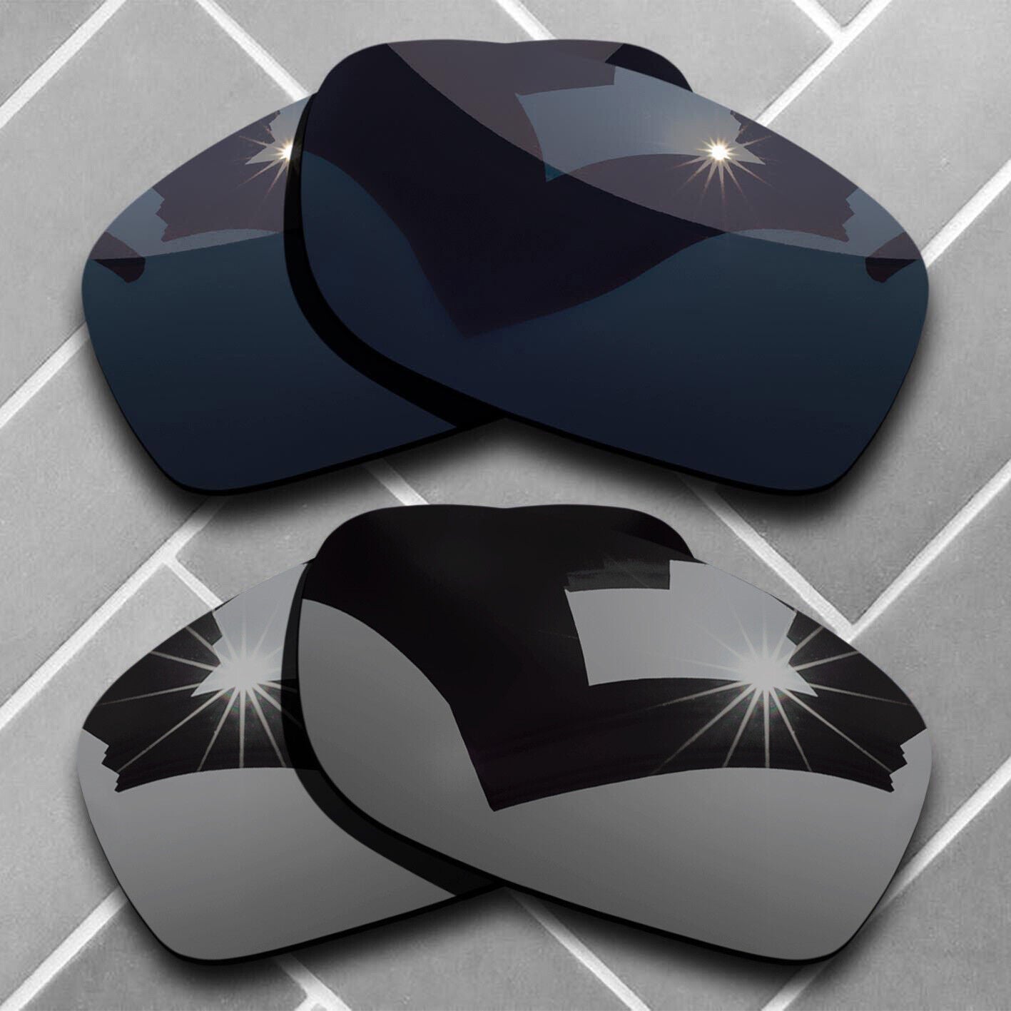 Polarized Replacement lenses for-Oakley Fives Squared Anti-Scratch Choices US