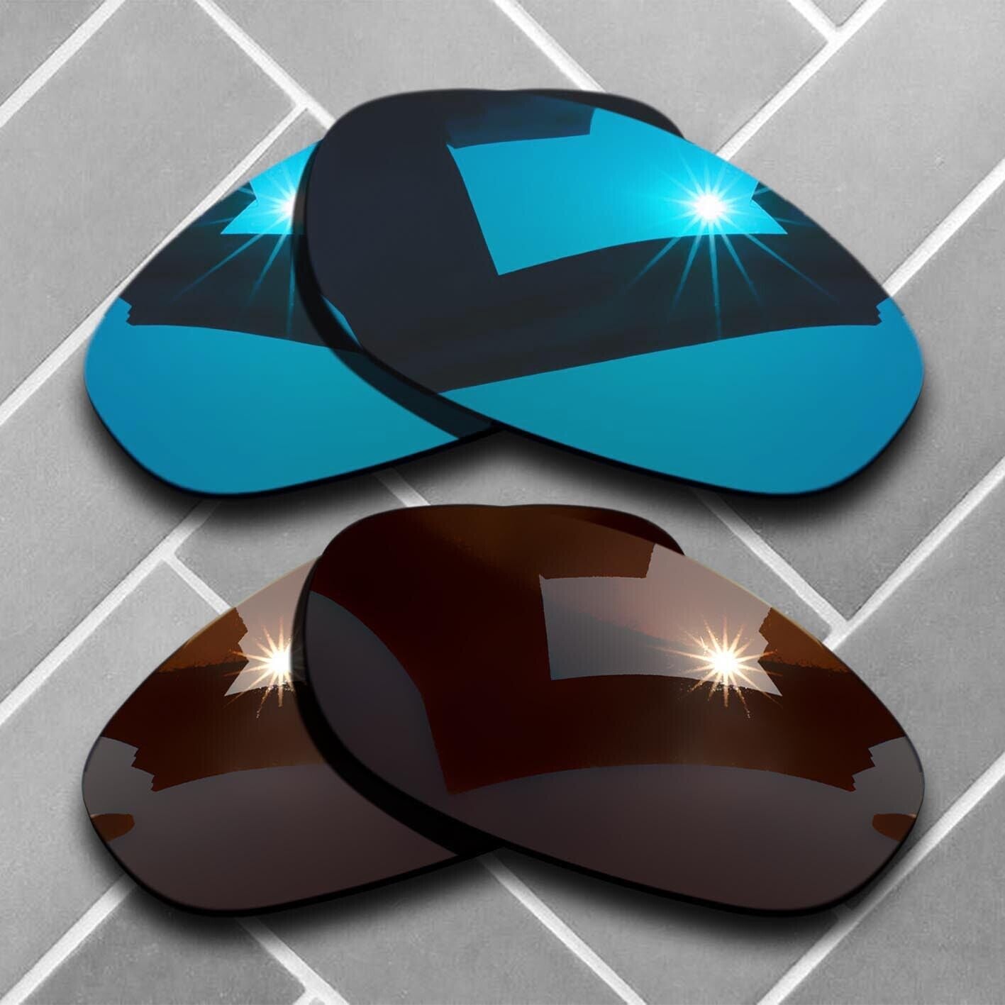 Anti-Scratch Replacement lenses for-Oakley Monster Dog Polarized Multi Choices