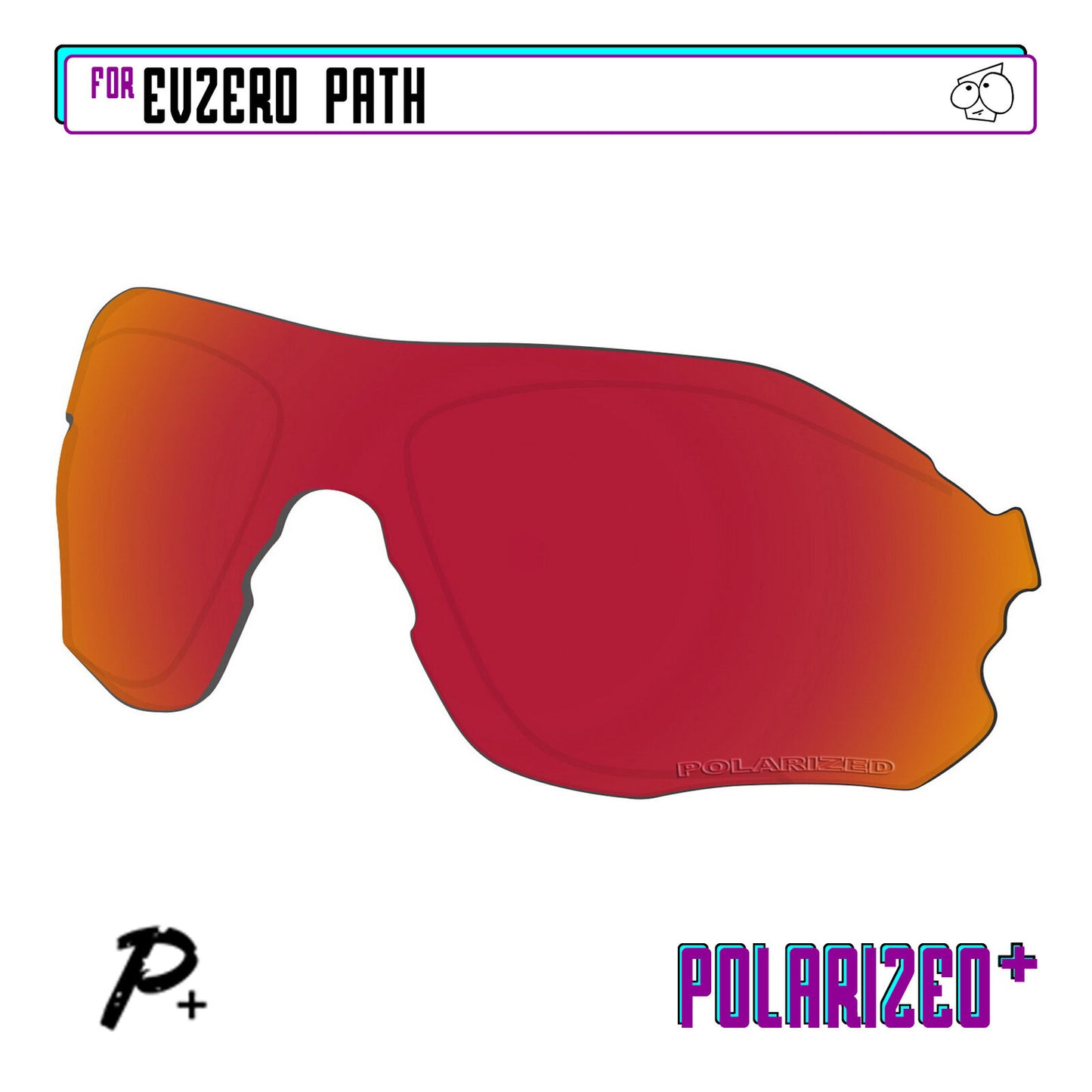 POLARIZED+ Replacement Lens For-Oakley EVZero Path Sunglass Anti-Scratch