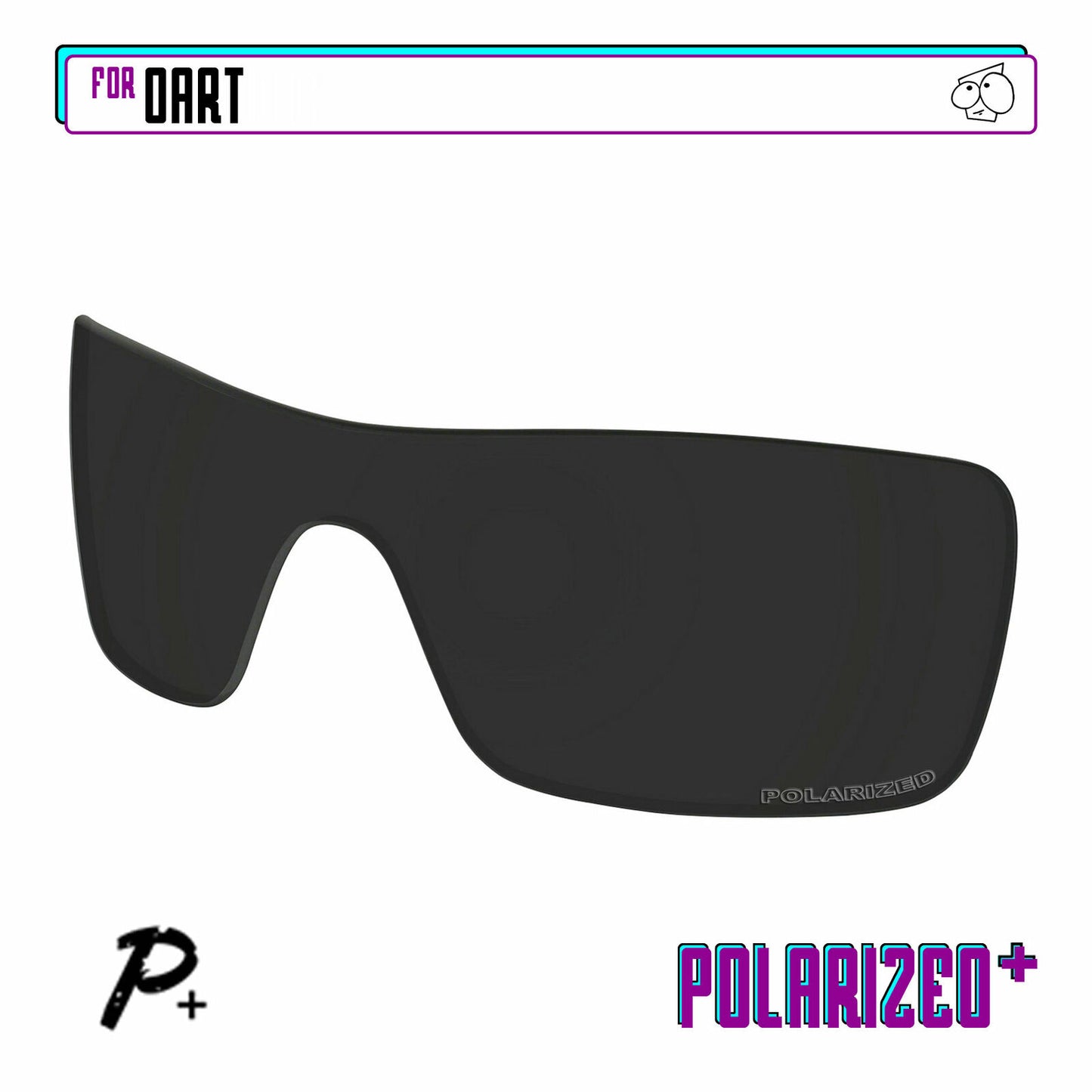 POLARIZED+ Replacement Lens For-Oakley Dart Sunglass Anti-Scratch