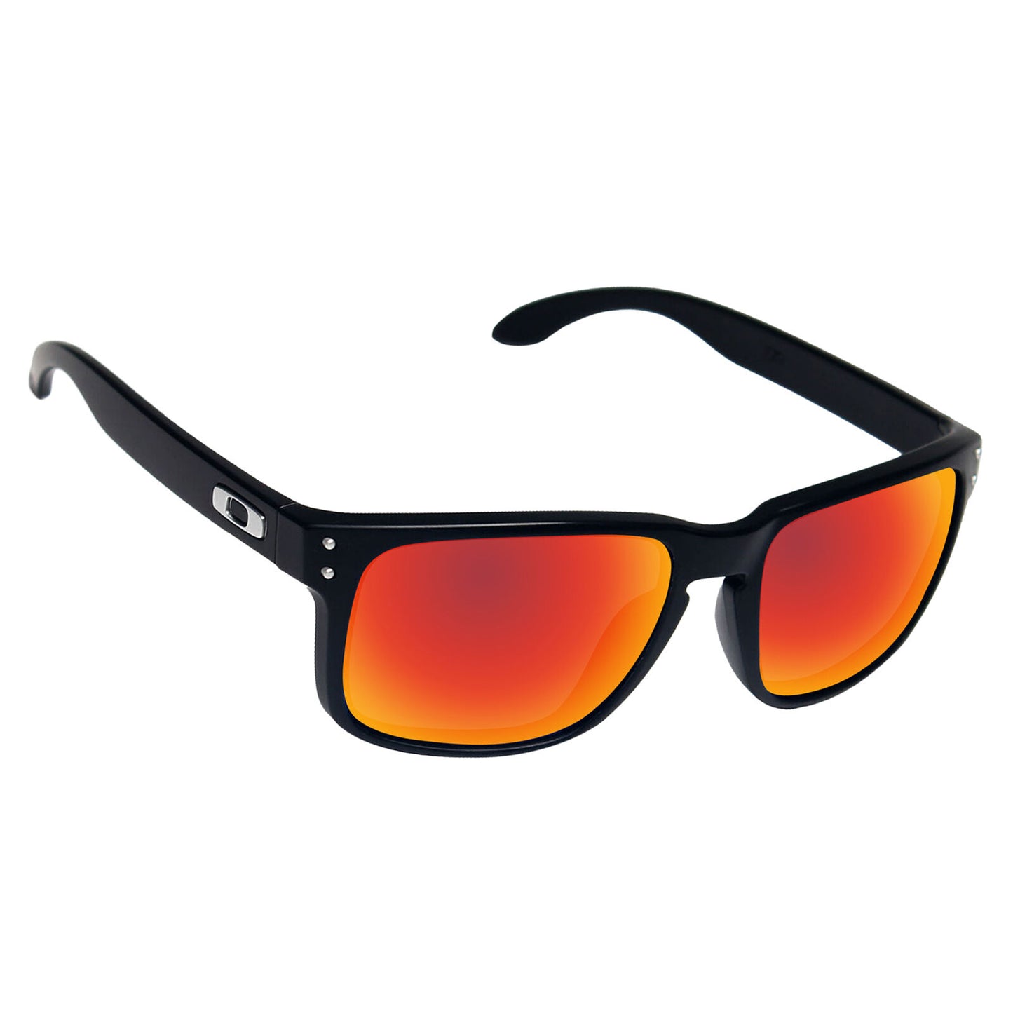 Hawkry Polarized Replacement Lenses for-Oakley Holbrook Orange Red Mirror