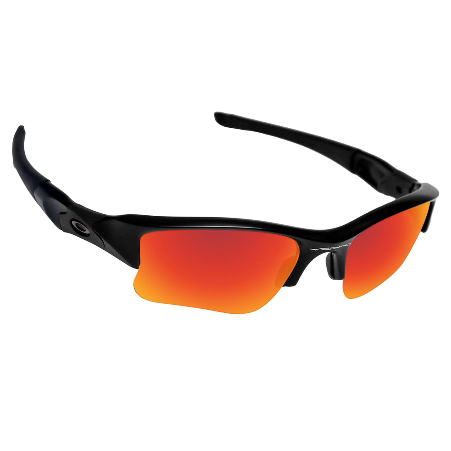 Hawkry Polarized Replacement Lense for-Oakley Flak Jacket XLJ Sunglass Fire Red