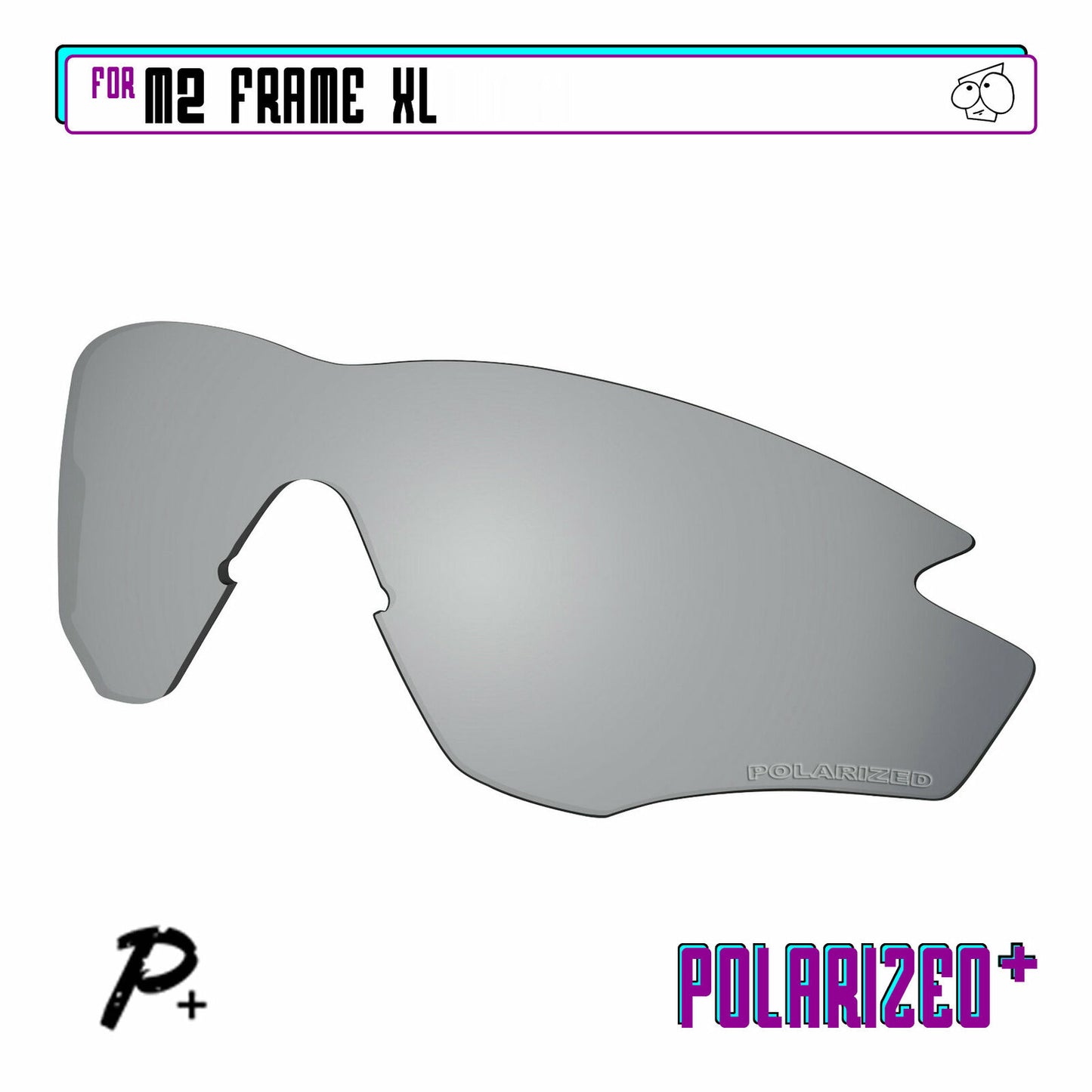 POLARIZED+ Replacement Lens For-Oakley M2 Frame XL Sunglass Anti-Scratch