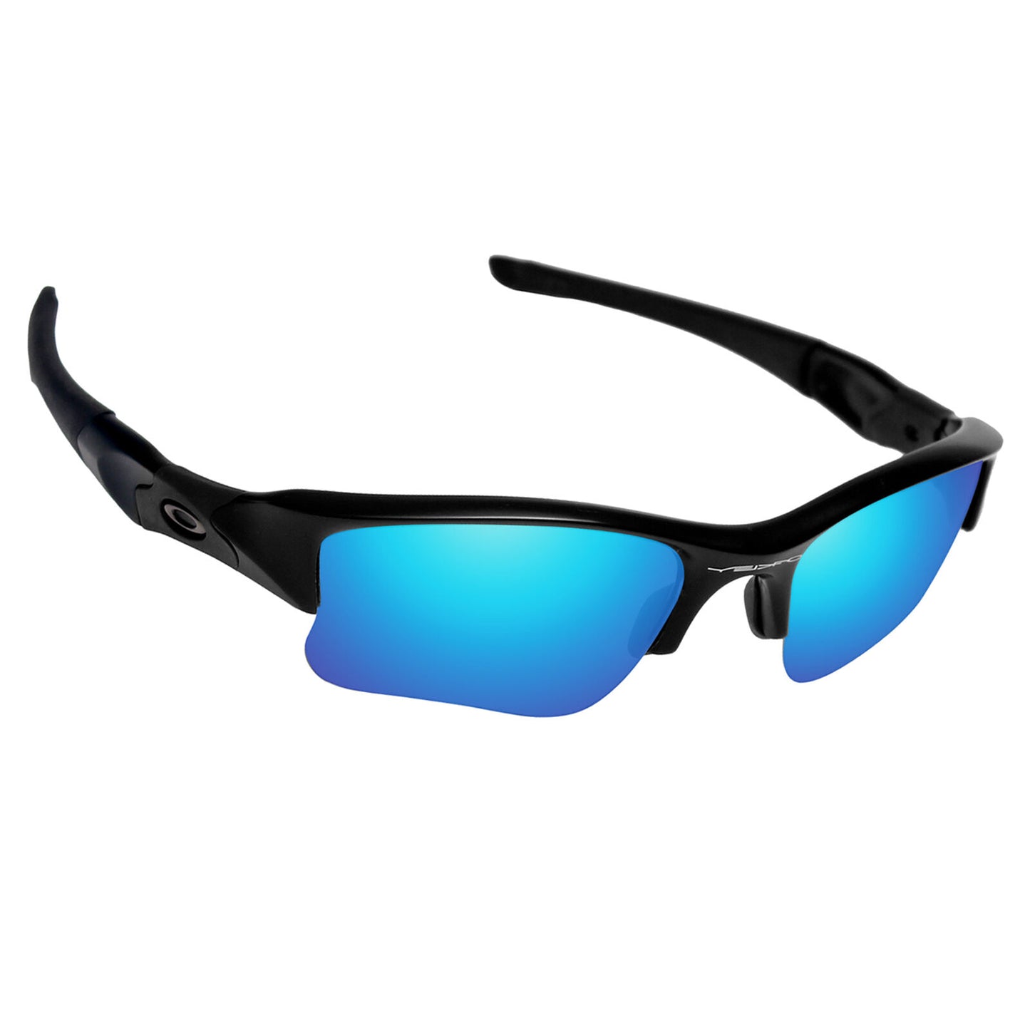 Hawkry Polarized Replacement Lenses for-Oakley Flak Jacket XLJ Ice Blue