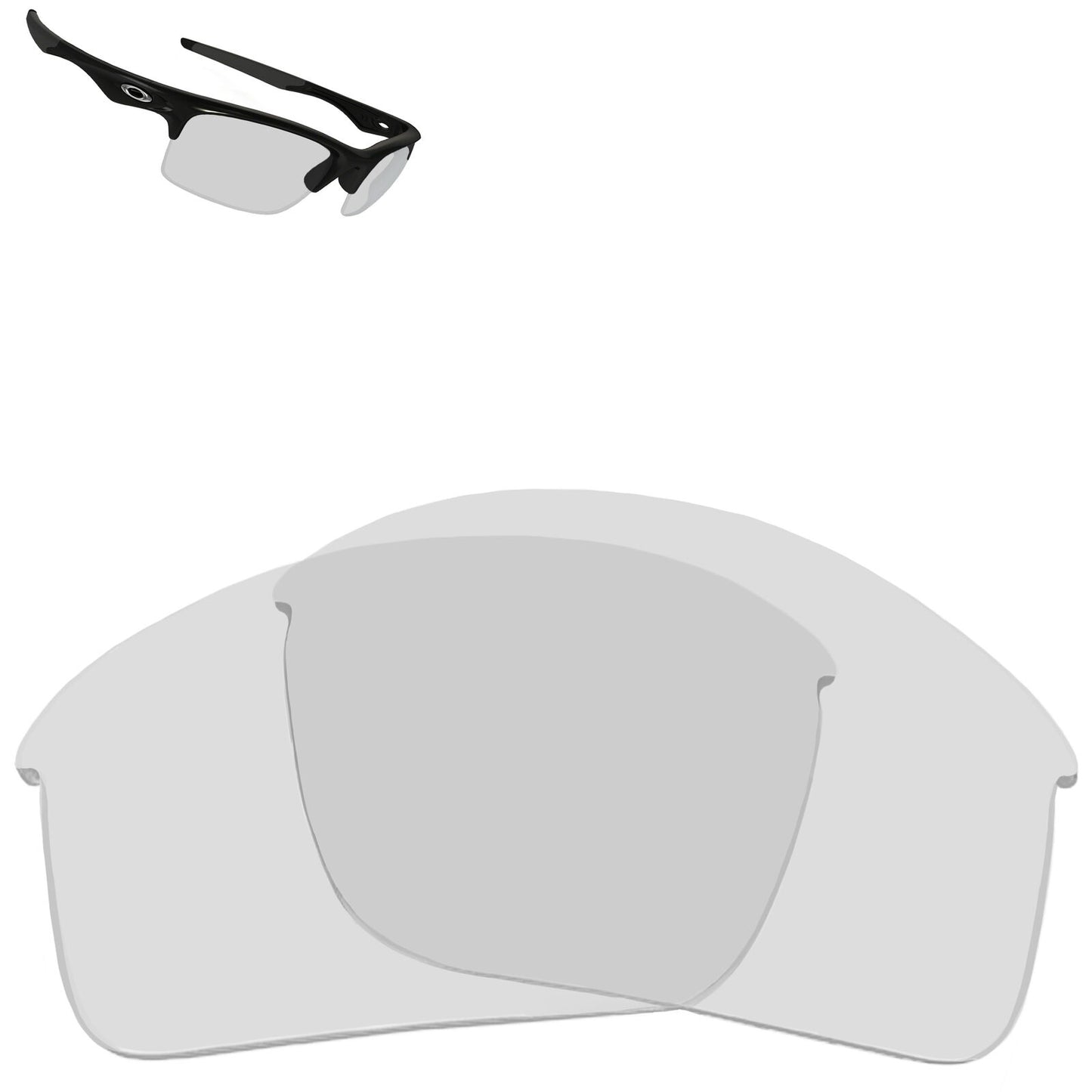 LenSwitch Replacement Lenses for Oakley Bottle Rocket Sunglasses Clear