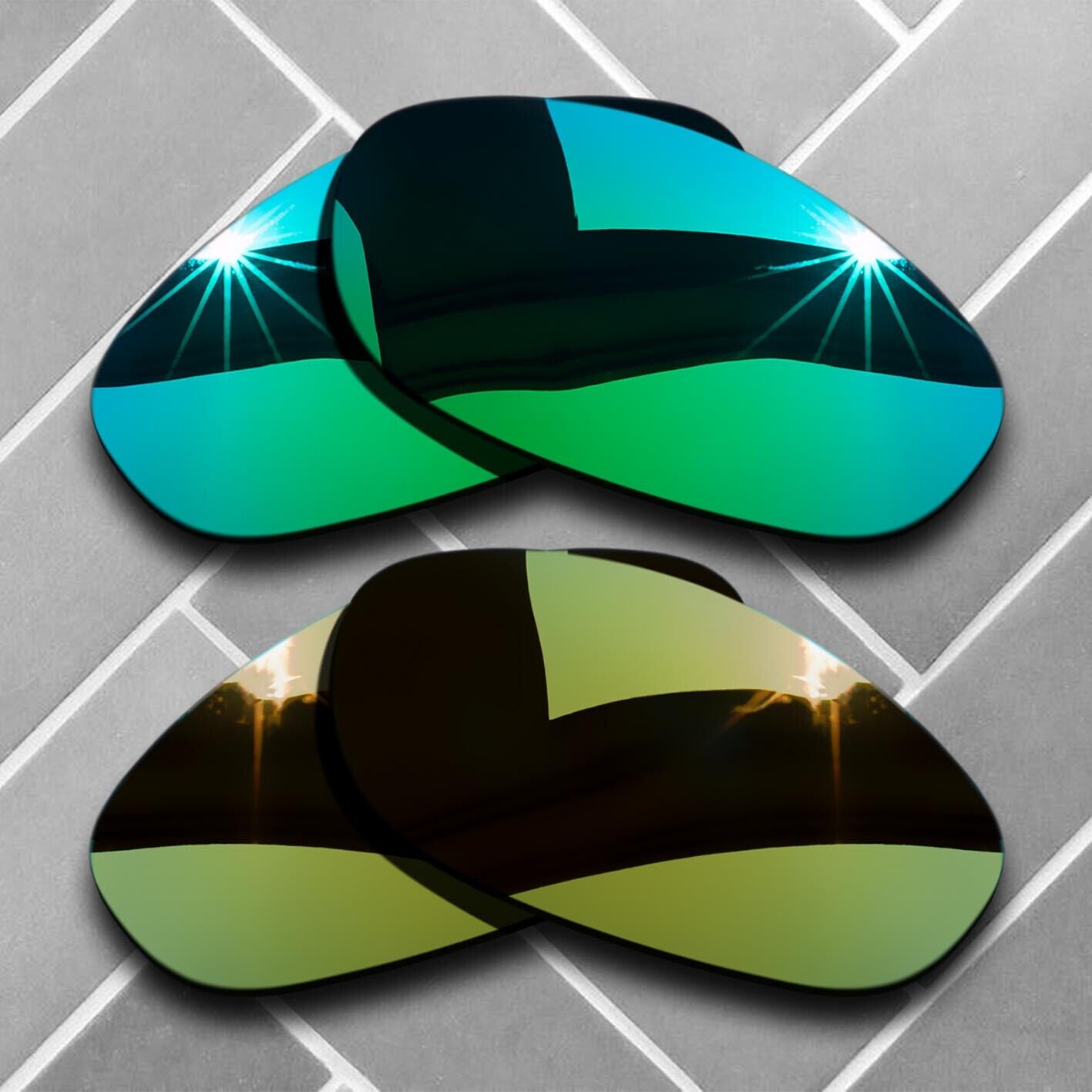 Anti-Scratch Replacement lenses for-Oakley Monster Dog Polarized Multi Choices