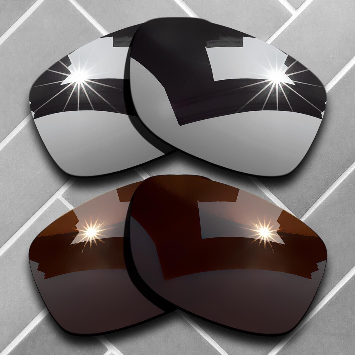Polarized Replacement lenses for-Oakley Jupiter Squared Anti-Scratch Choices US
