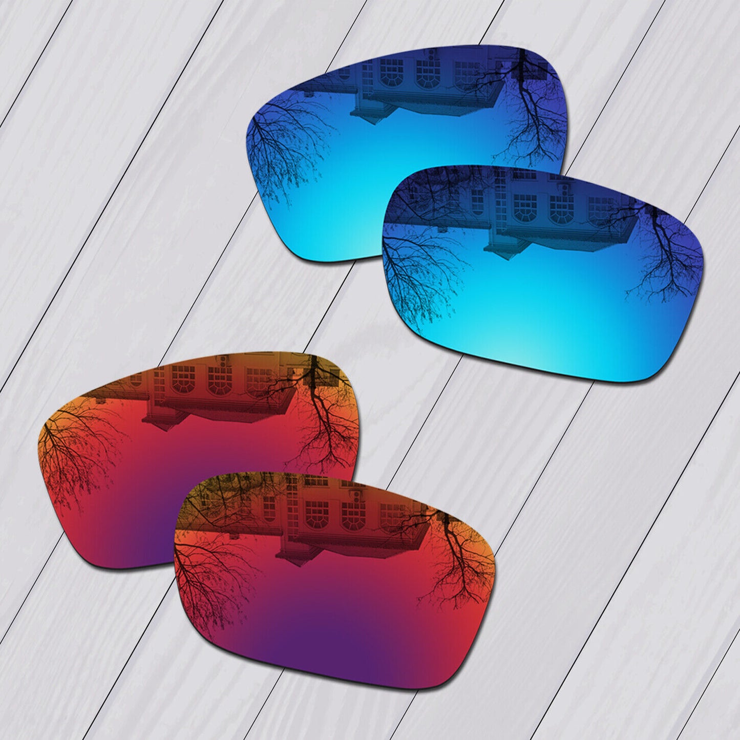 POLARIZED Lot Replacement Lens For-Oakley Sliver AF (Asian Fit) Anti-Scratch Opt