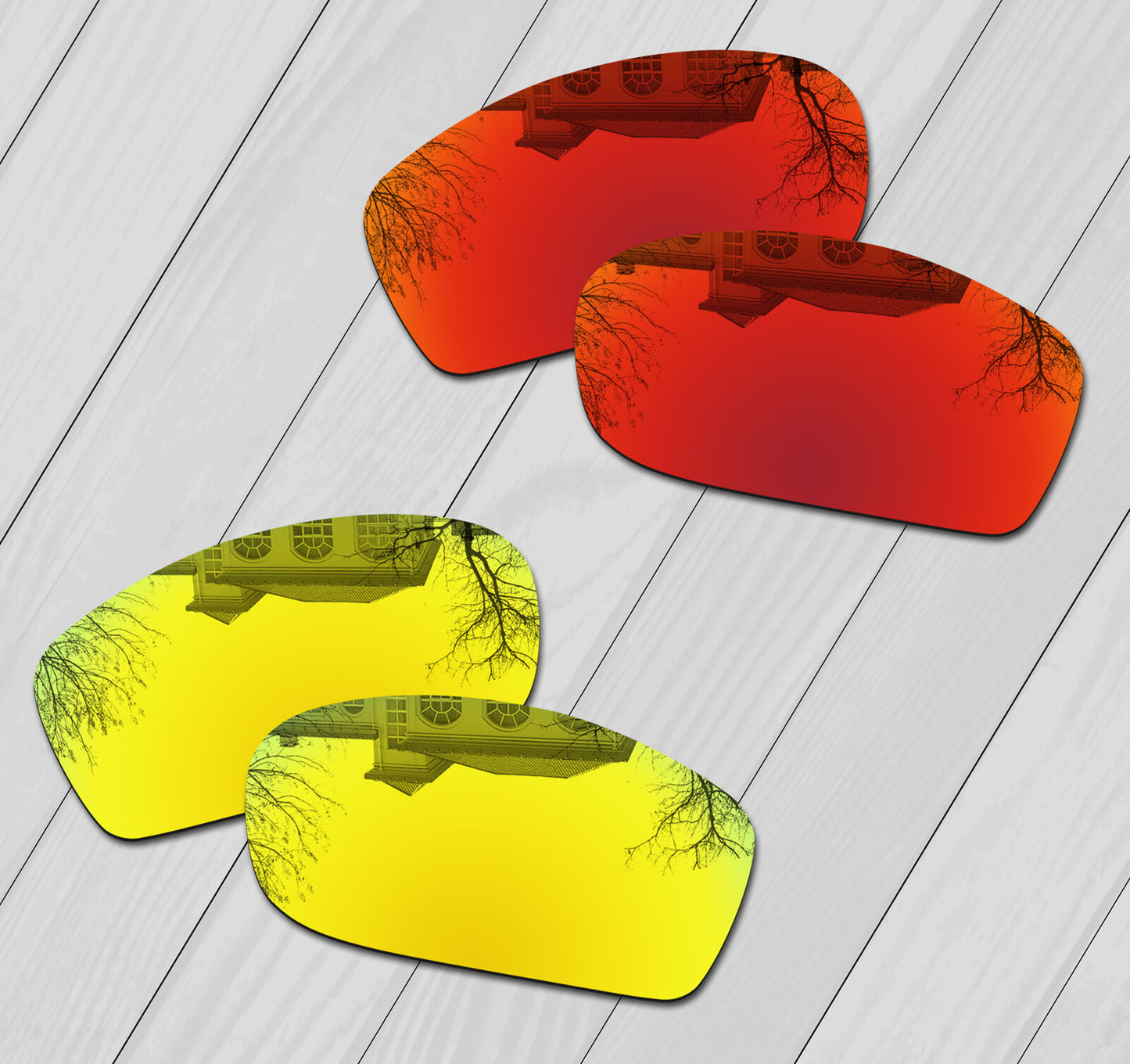 POLARIZED Replacement Lenses For-Oakley Fives Squared Anti-Scratch Options