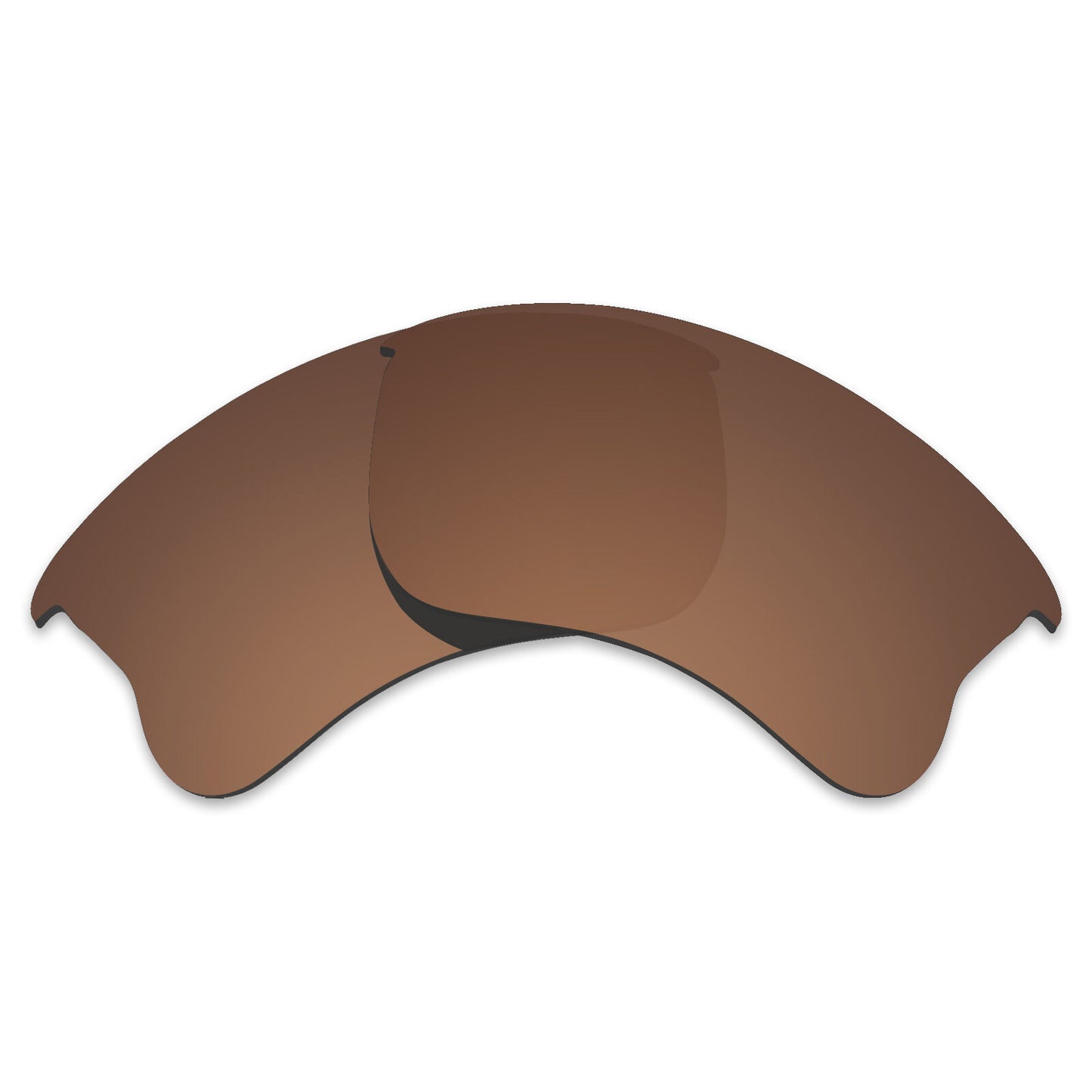 Hawkry Polarized Replacement Lenses for-Oakley Flak Jacket XLJ Bronze Brown