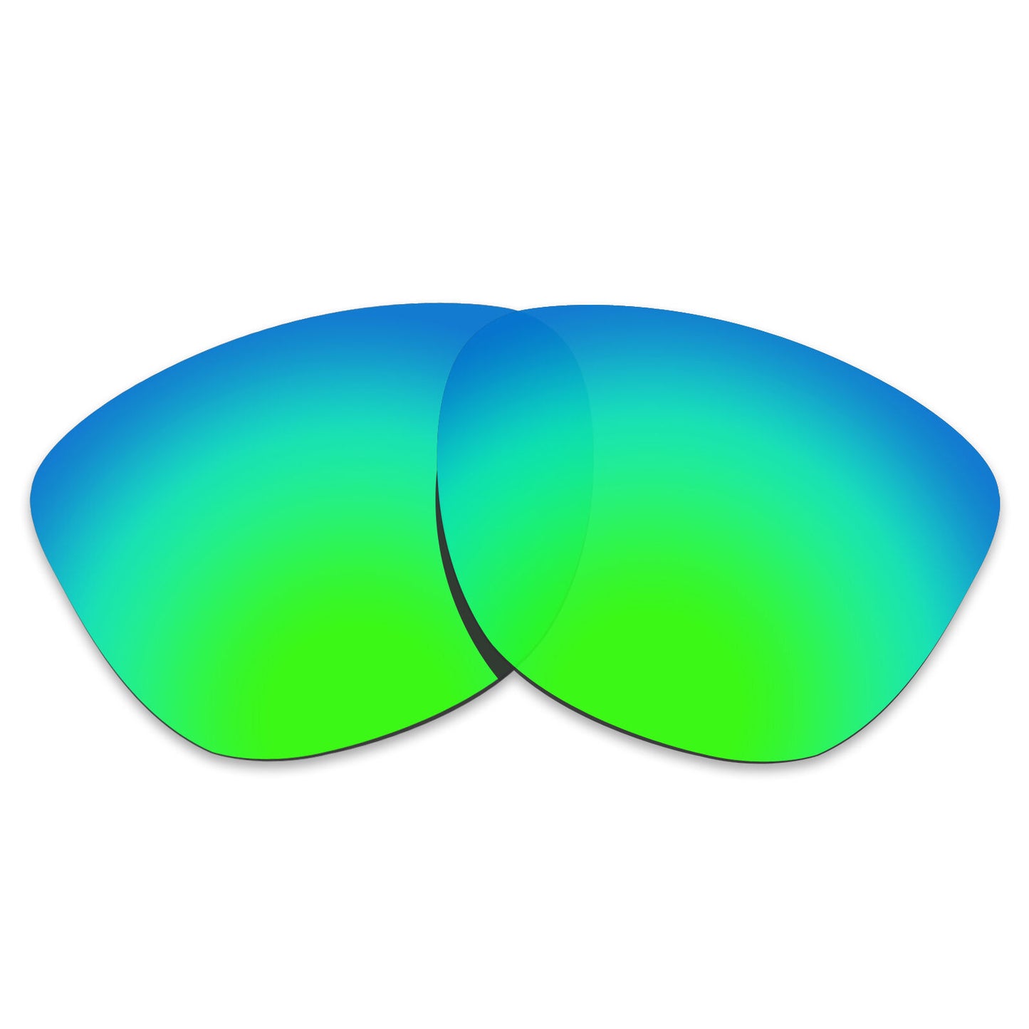 Hawkry Polarized Replacement Lenses for-Oakley Frogskins Emerald Green Mirror