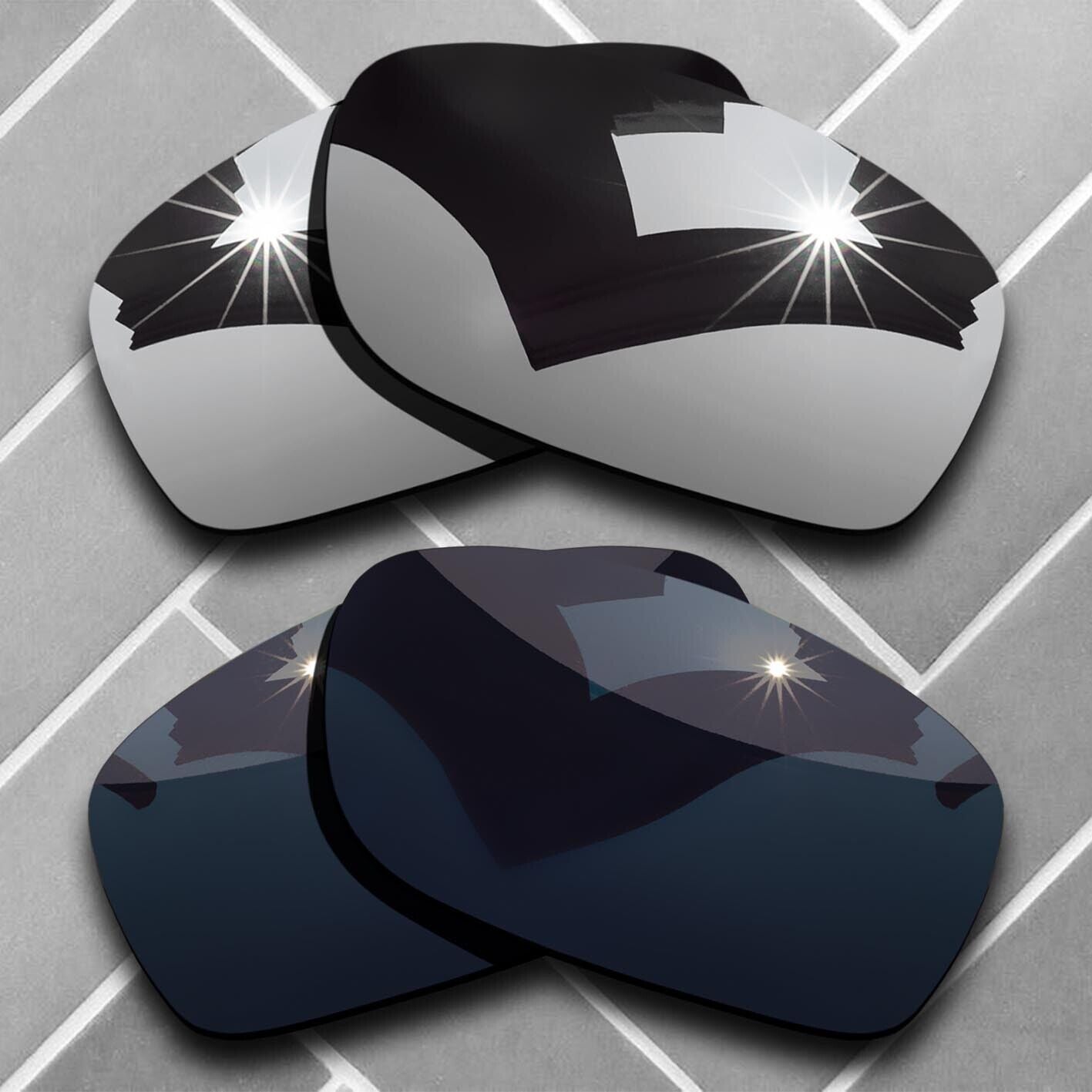 Polarized Replacement lenses for-Oakley Fives Squared Anti-Scratch Choices US
