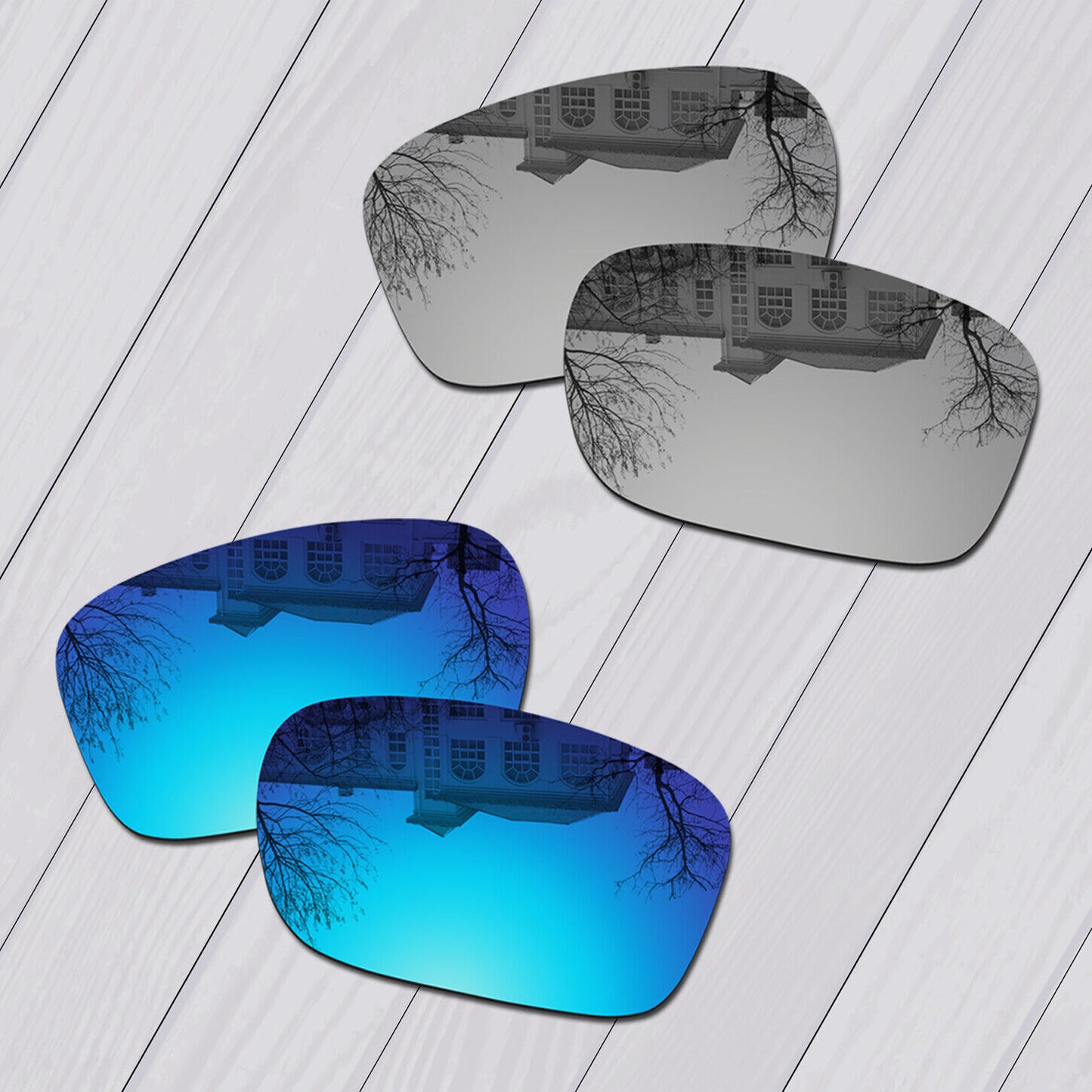 POLARIZED Lot Replacement Lens For-Oakley Sliver AF (Asian Fit) Anti-Scratch Opt